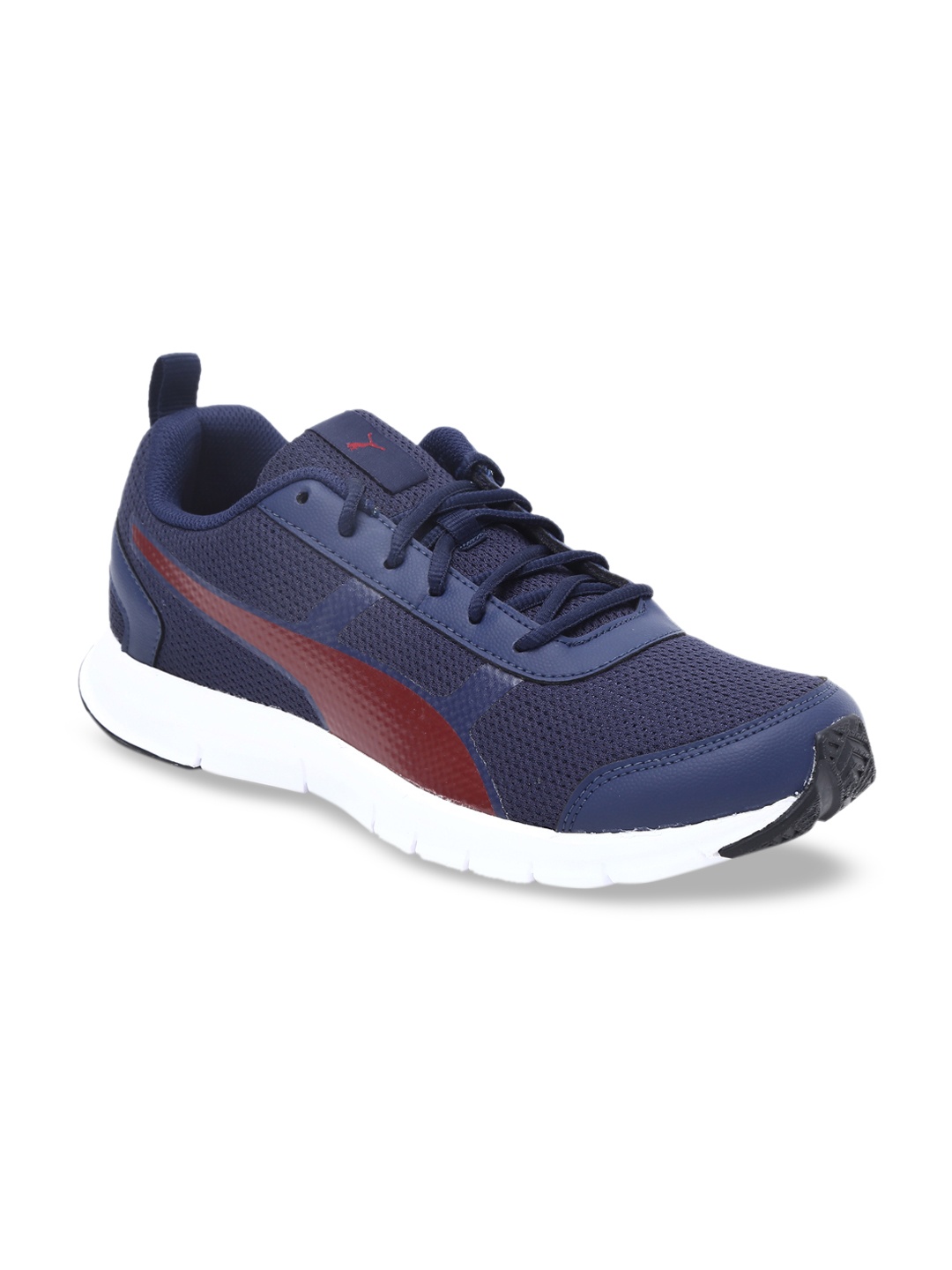 

Puma Men Navy Blue Mesh Mid-Top Dash Sneakers