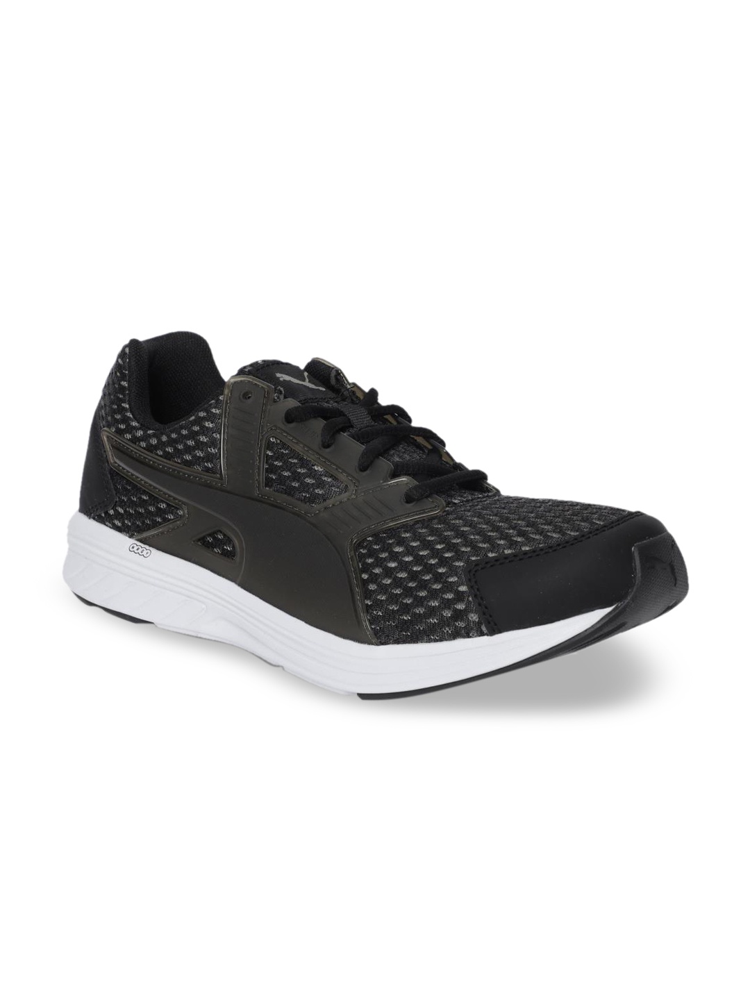 

Puma Unisex Black Textile NRGY Driver Running Shoes