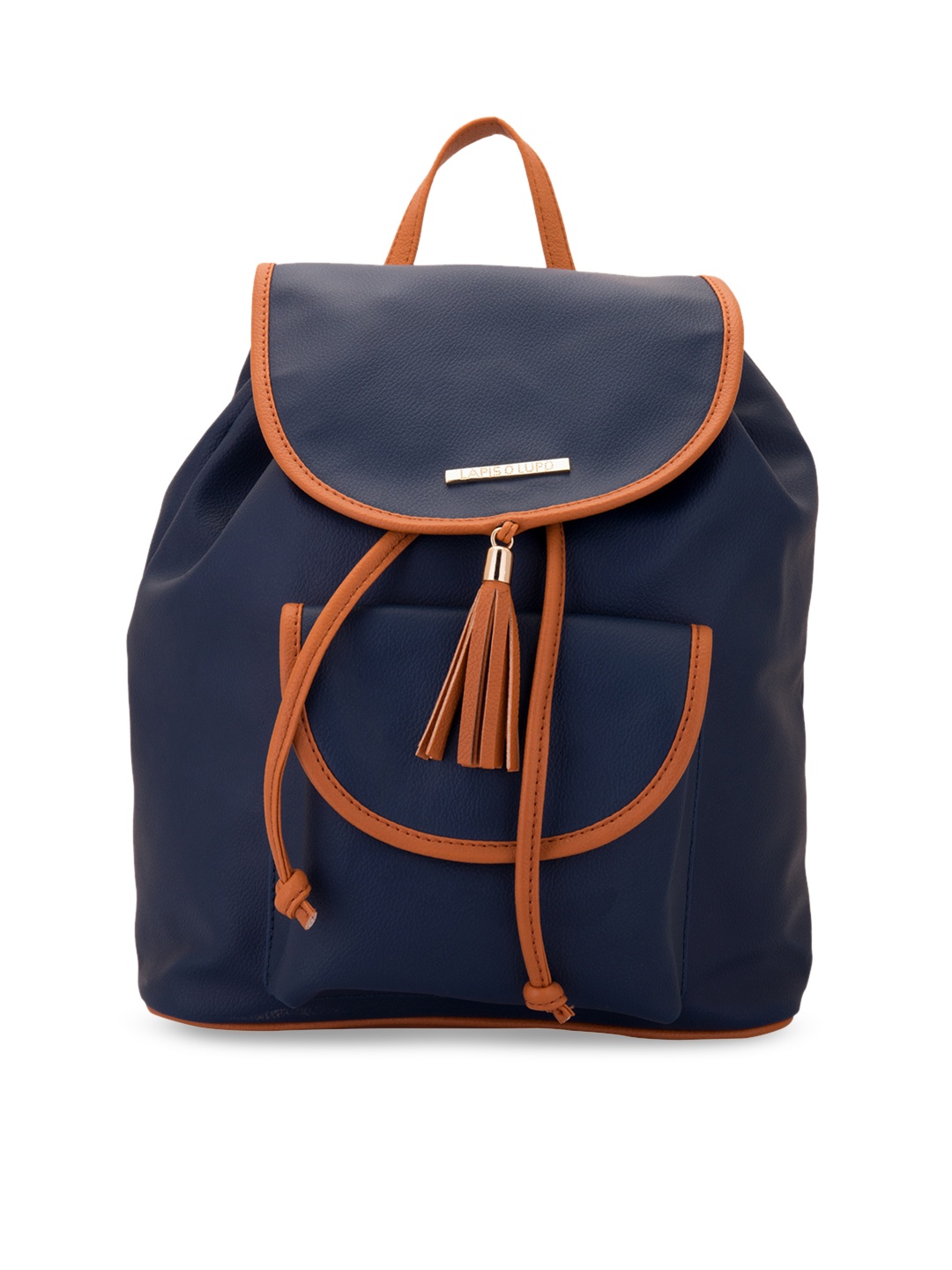

Lapis O Lupo Women Blue Solid Backpack