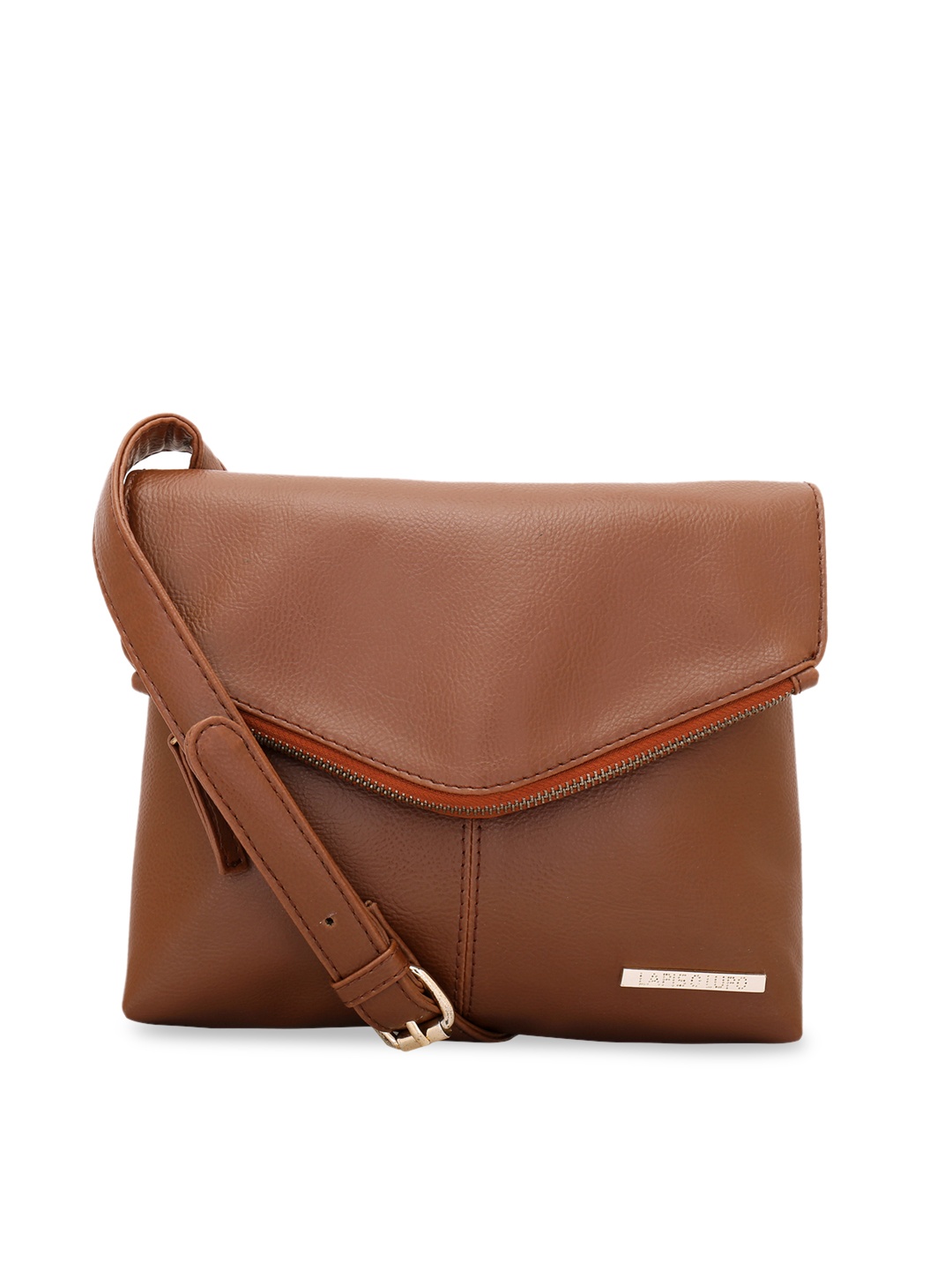 

Lapis O Lupo Tan Brown Solid Sling Bag