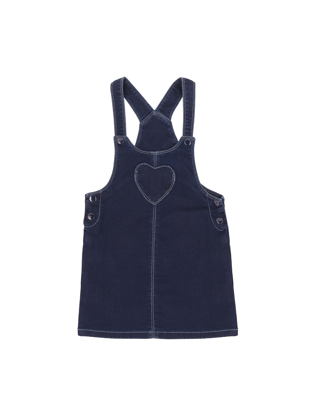 

Pantaloons Junior Girls Navy Blue Pinafore Dress