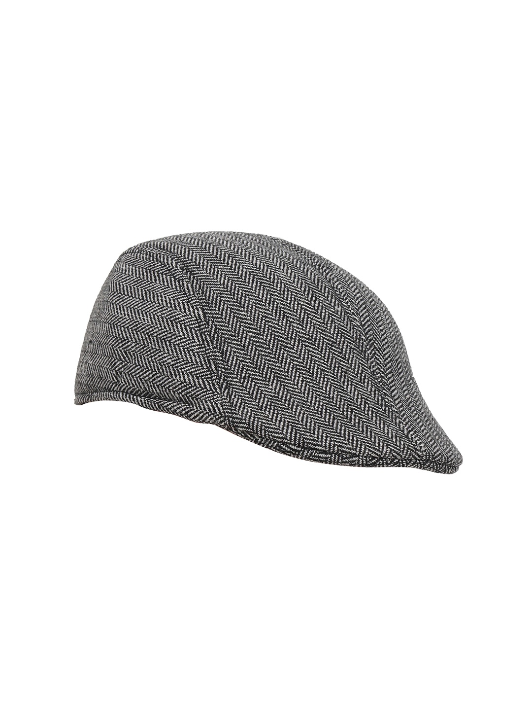 

FabSeasons Unisex Grey Self Design Ascot Cap