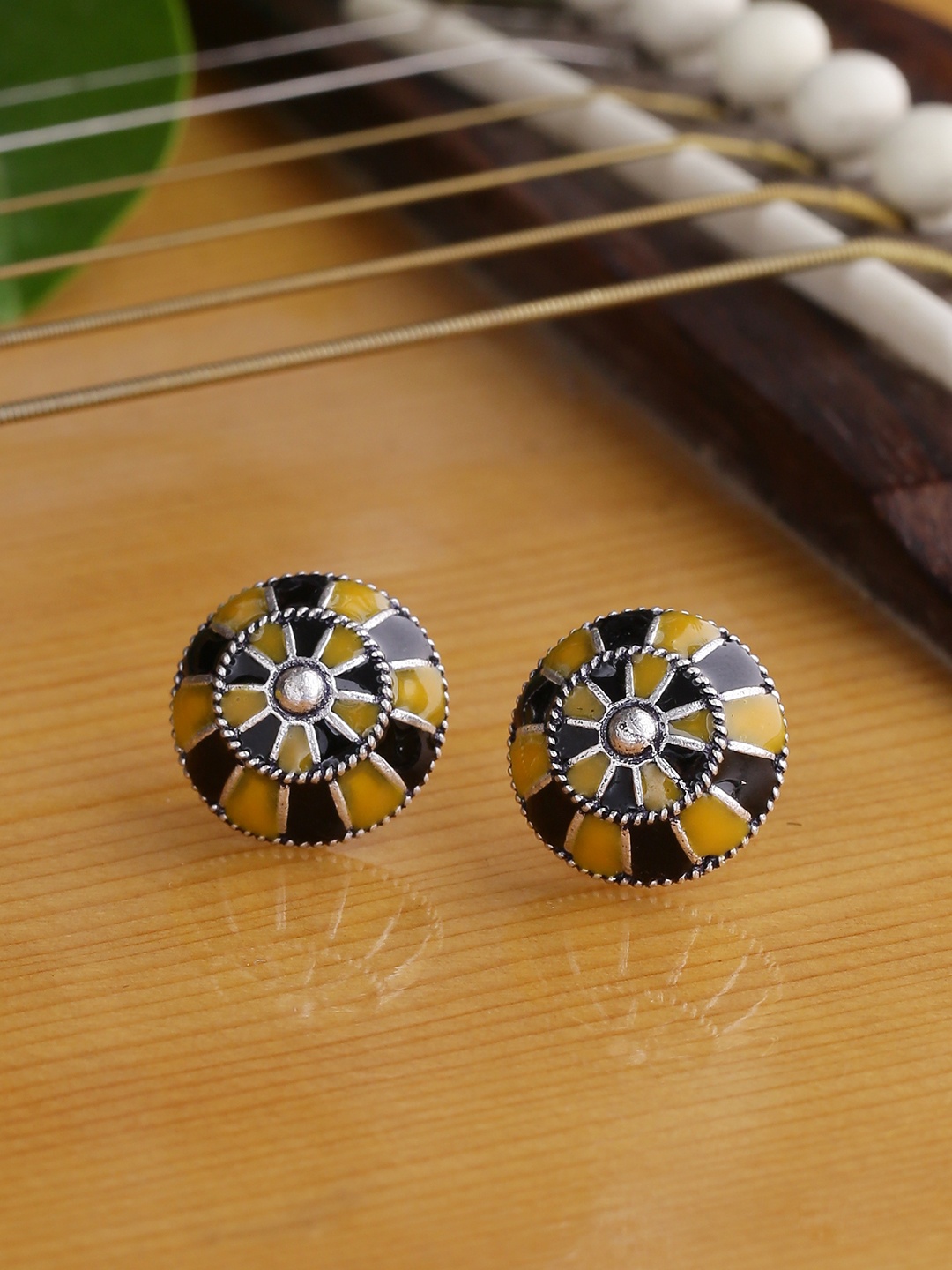 

Voylla Silver-Toned Studs
