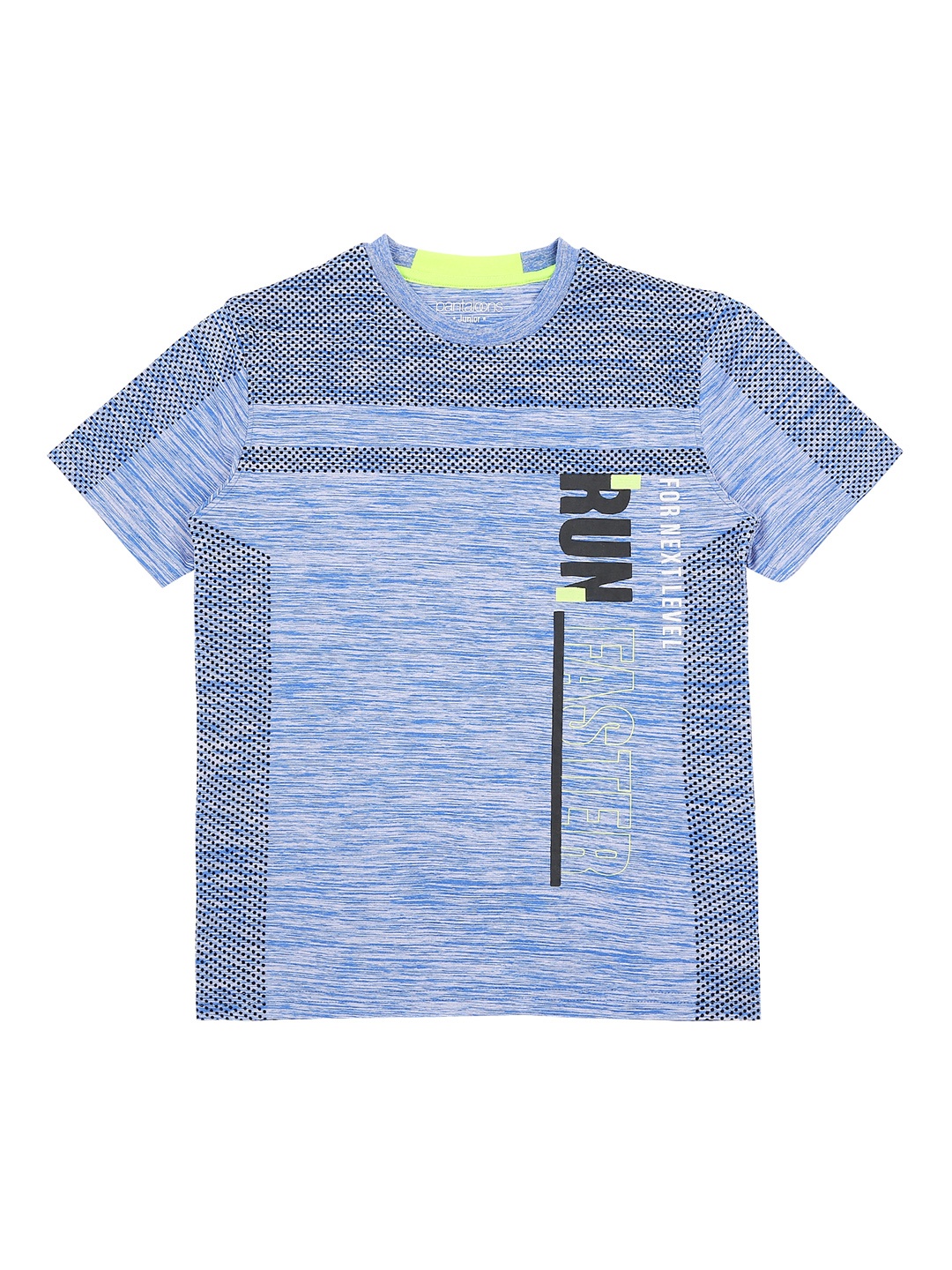 

Pantaloons Junior Boys Blue Printed Round Neck T-shirt