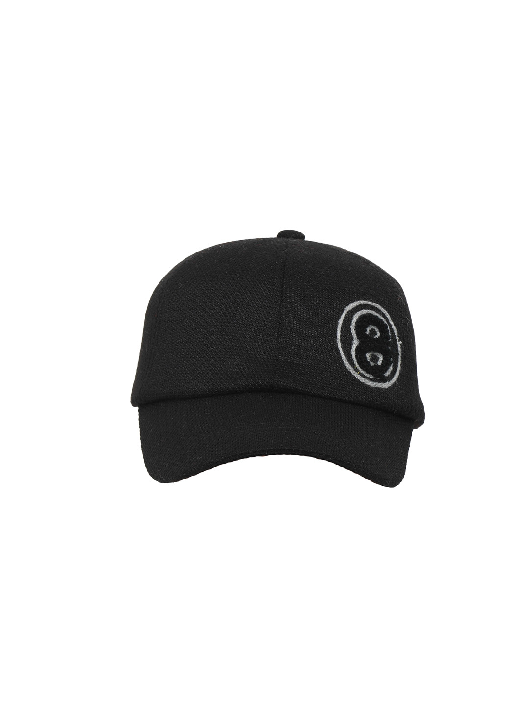 

FabSeasons Unisex Black Solid Baseball Cap