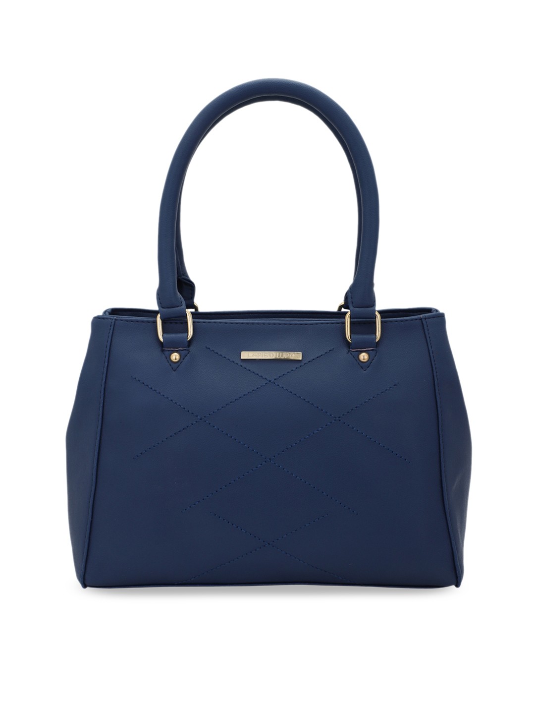 

Lapis O Lupo Blue Textured Shoulder Bag