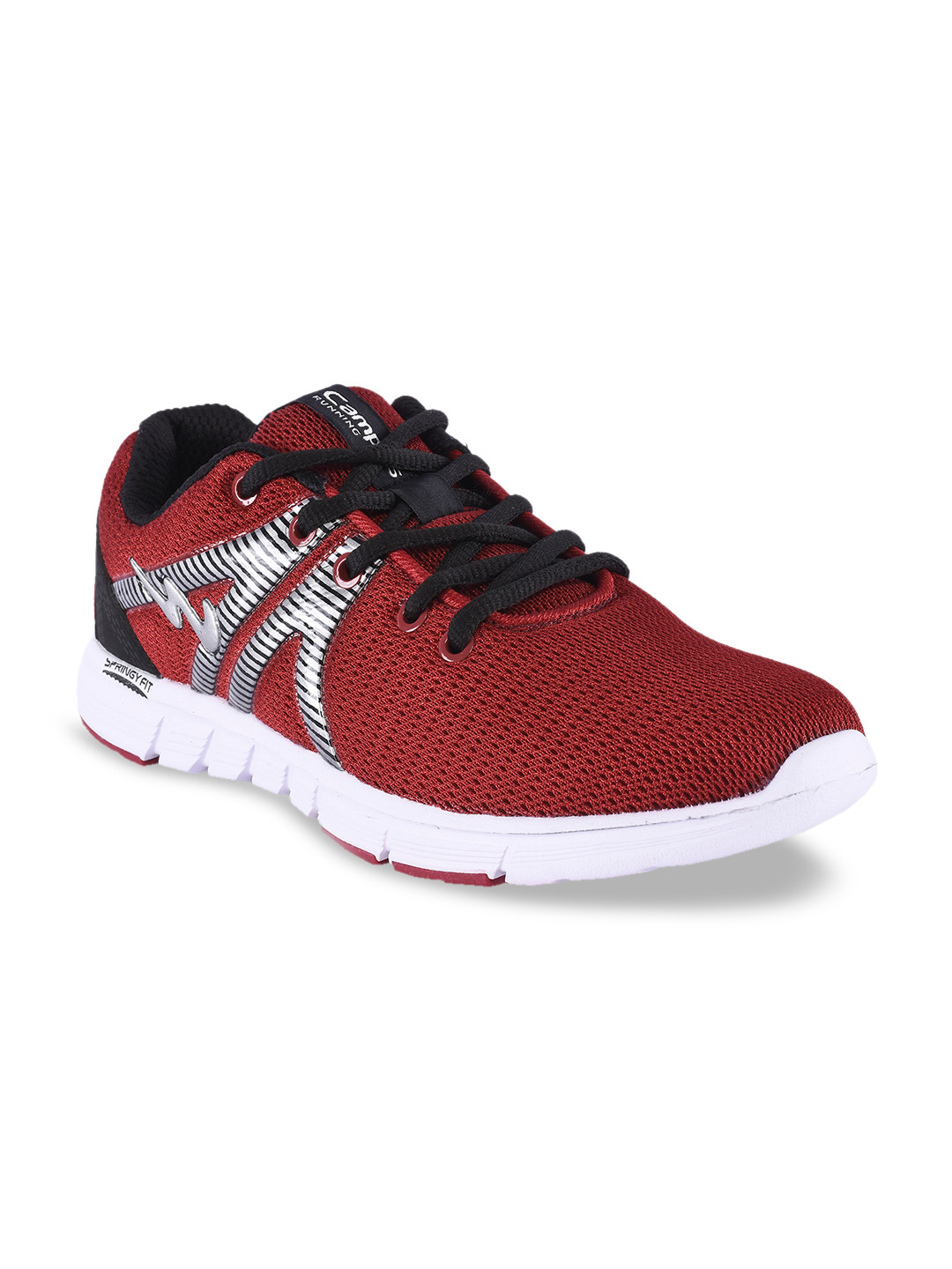 

Campus Women Maroon Mesh Running Shoes