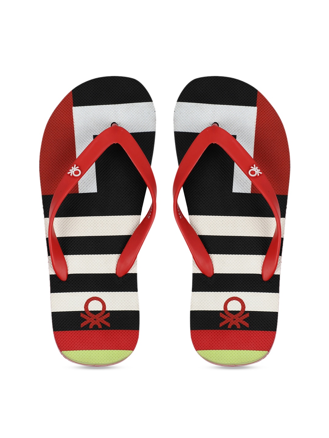 

United Colors of Benetton Men Red Solid Thong Flip-Flops