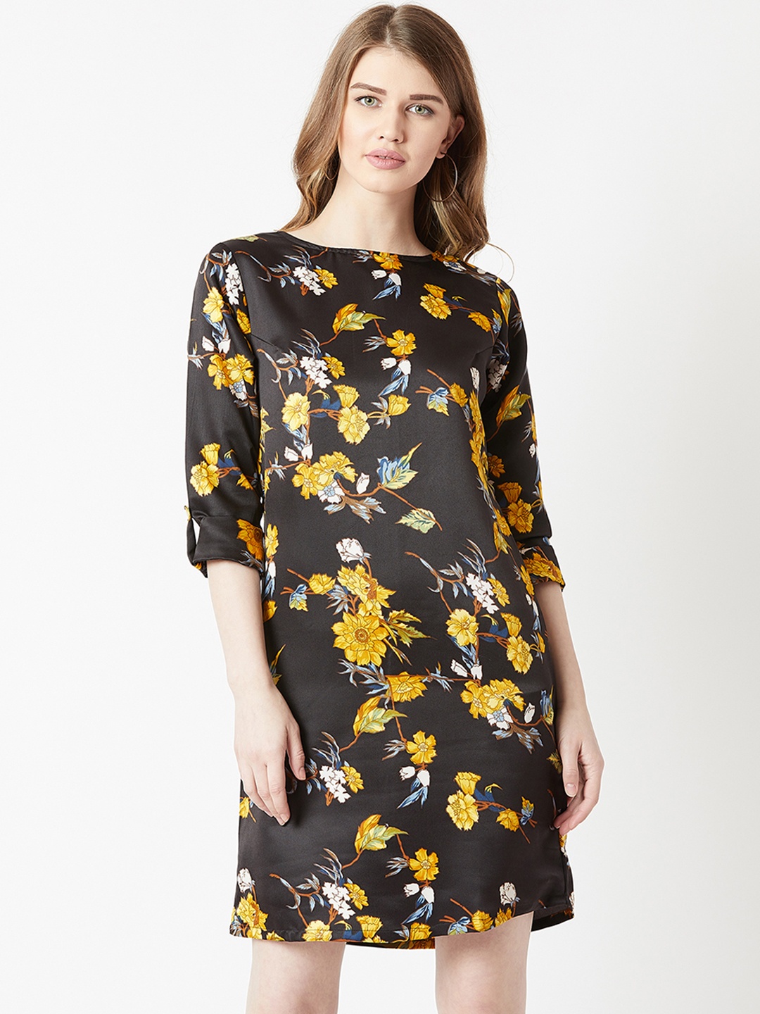 

Miss Chase Women Black Sheath Dress