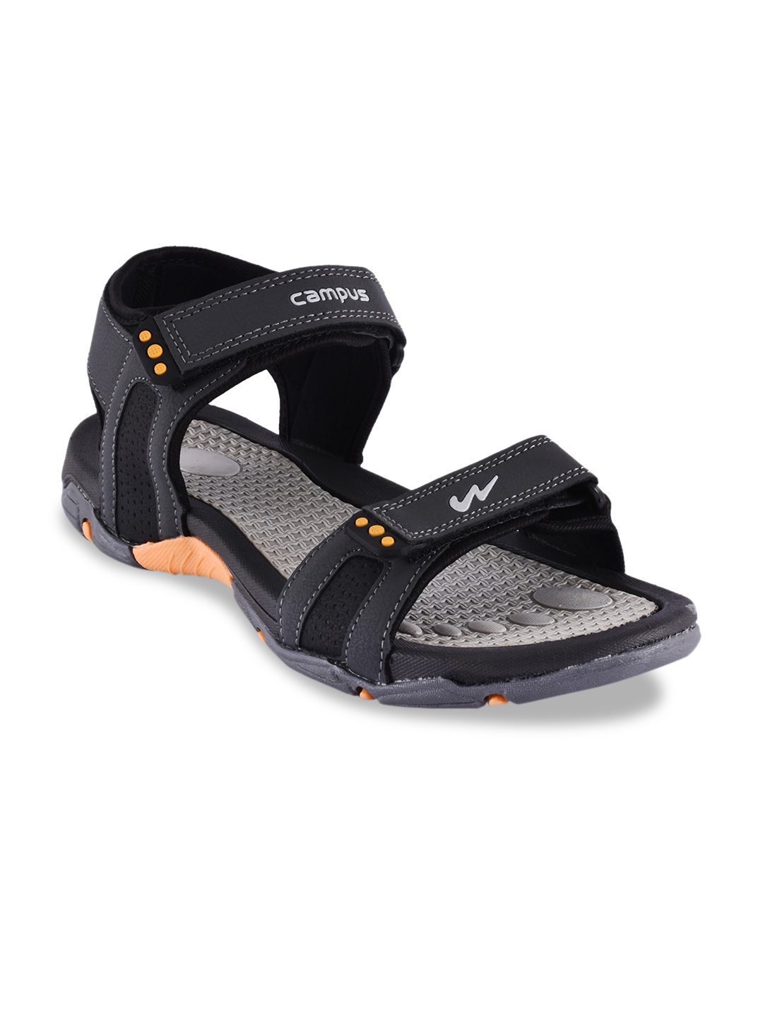 

Campus Men XPERIA-2 Grey Sports Sandals, Charcoal