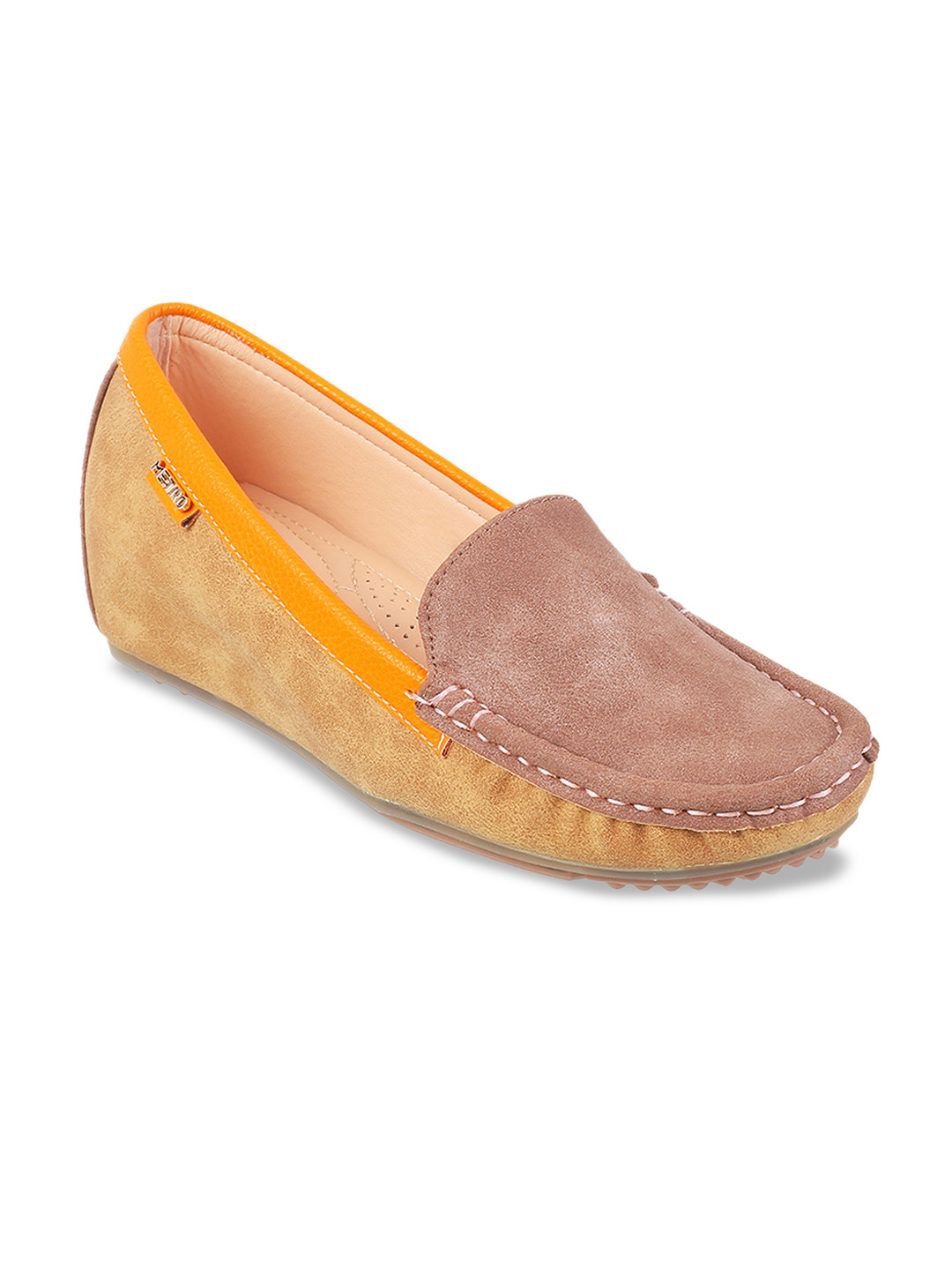 

Metro Women Brown Colourblocked Pumps