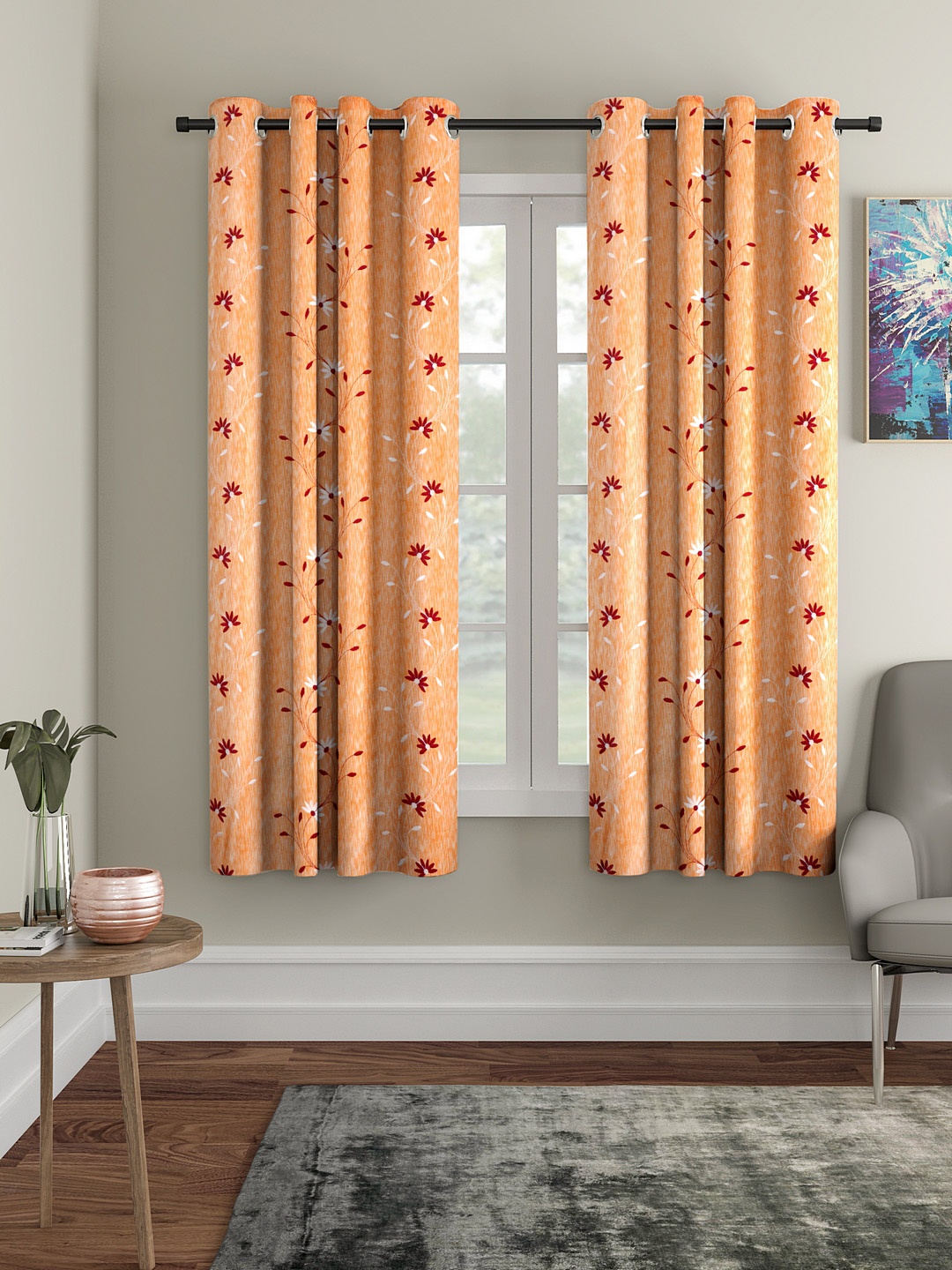 

Cortina Multicoloured Set of 2 Window Curtains, Multi