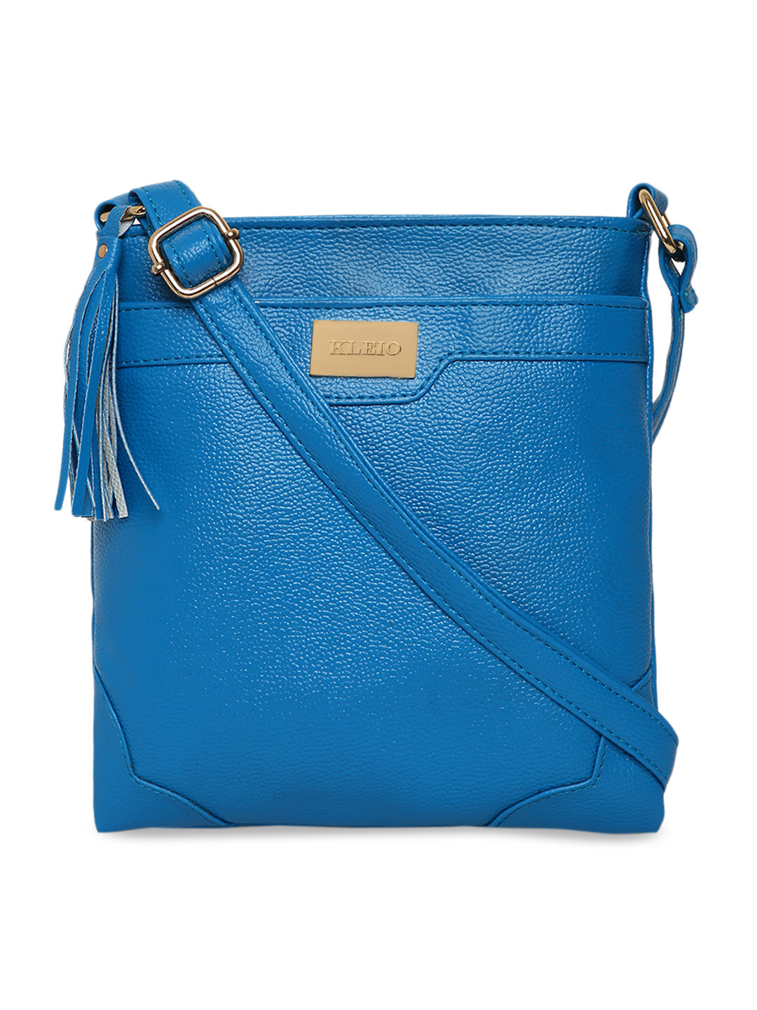 

KLEIO Blue Multi Compartment Sling Cross Body Bag