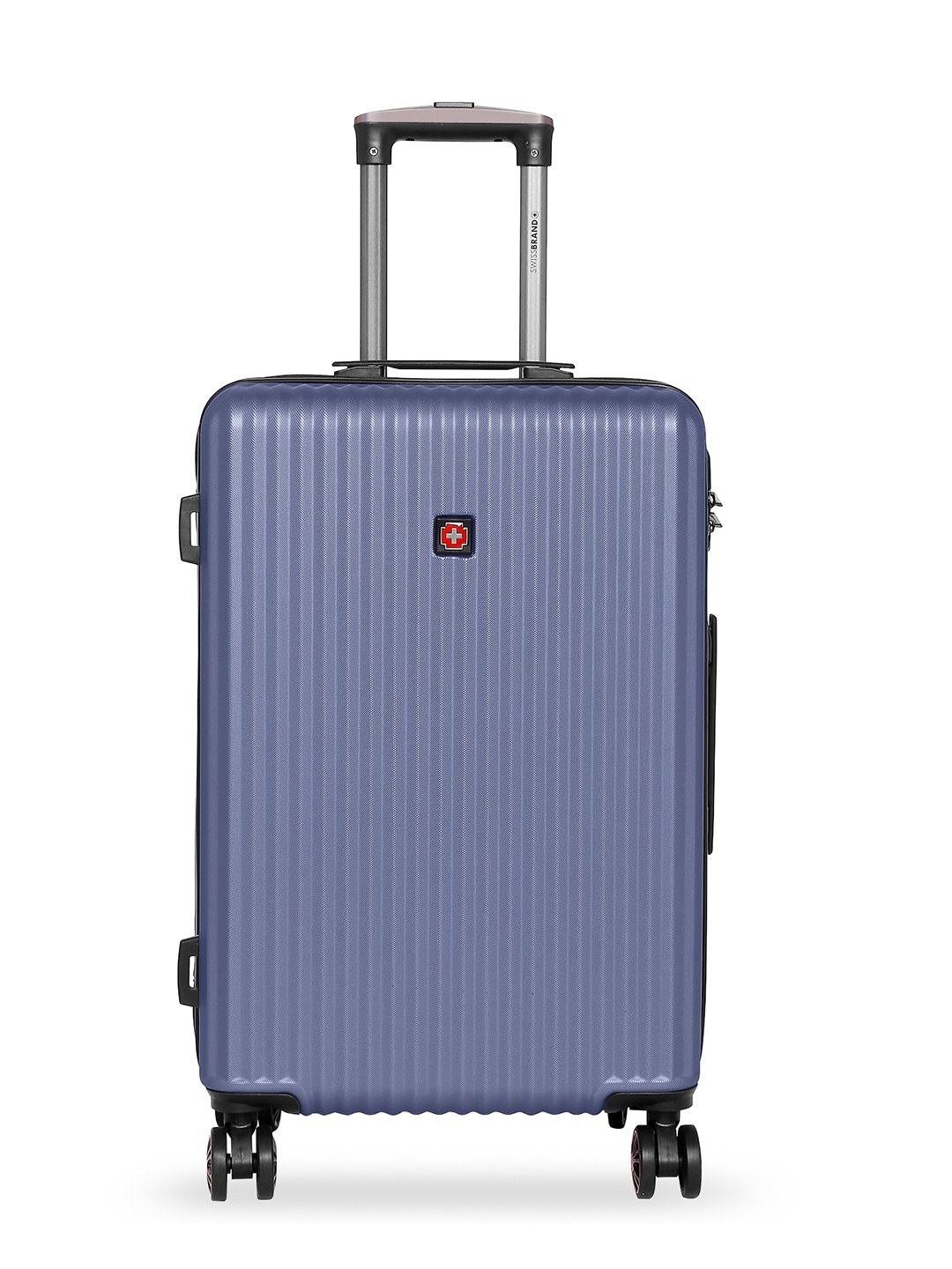 SWISSBRAND RIGA Range Navy 20" Cabin Hard Trolley Bag, Navy blue