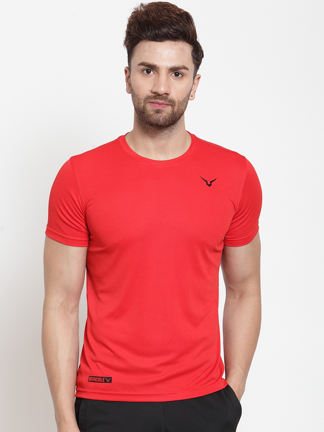 

Invincible Men Fly Weight Workout Tee, Red