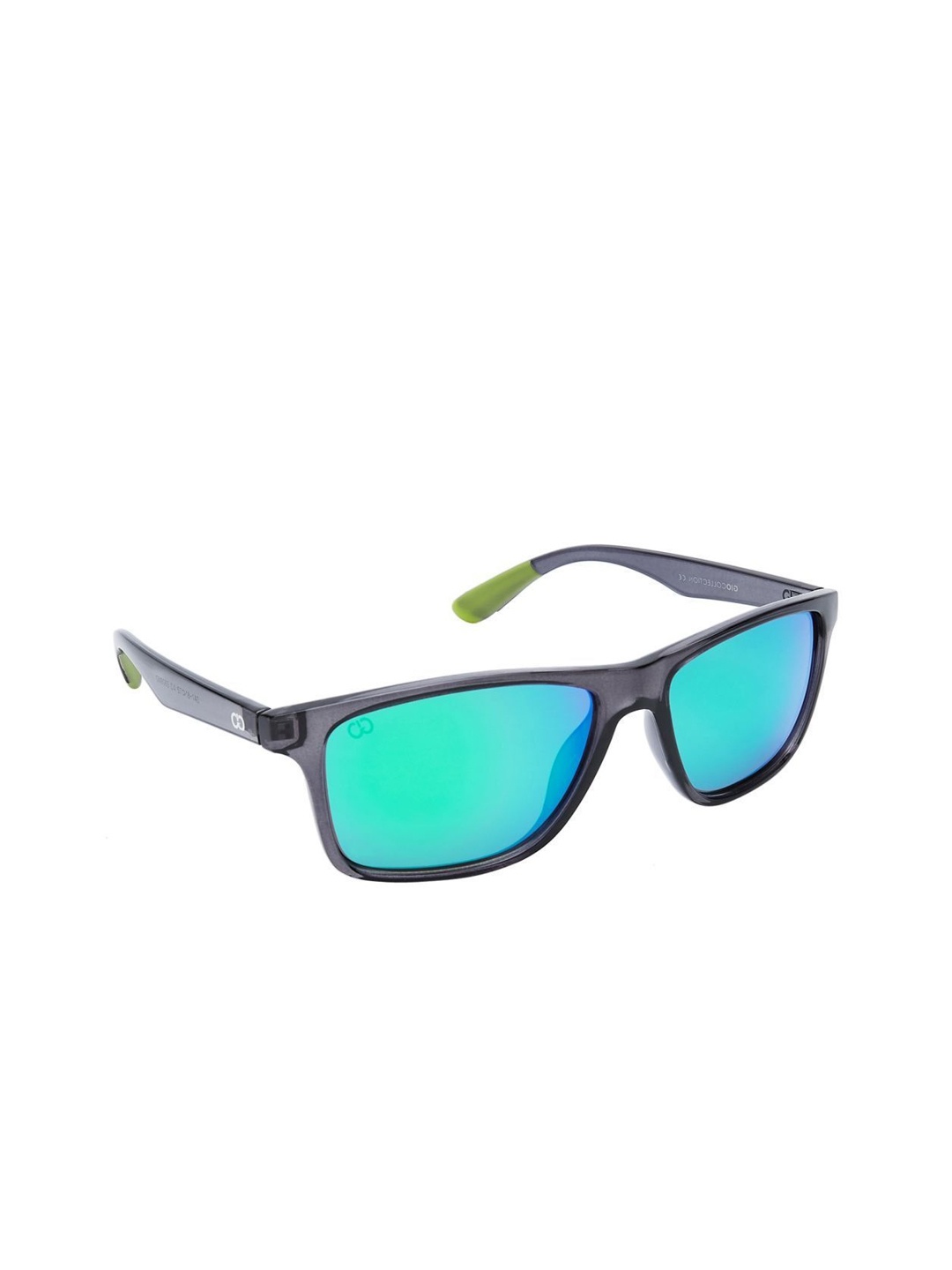 

GIO COLLECTION Unisex Green Wayfarer Sunglasses