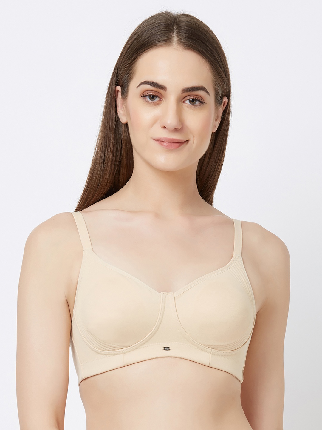 

Soie Nude-Coloured Solid Non-Wired Non Padded Everyday Bra CB-332NUDE