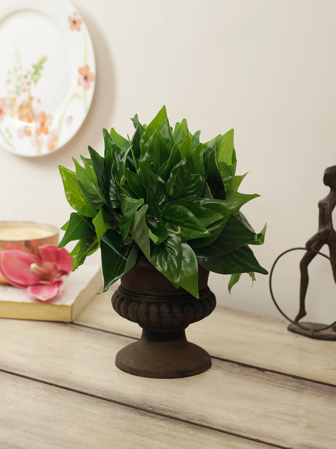 

House Of Accessories Green Artificial Plant With Pot