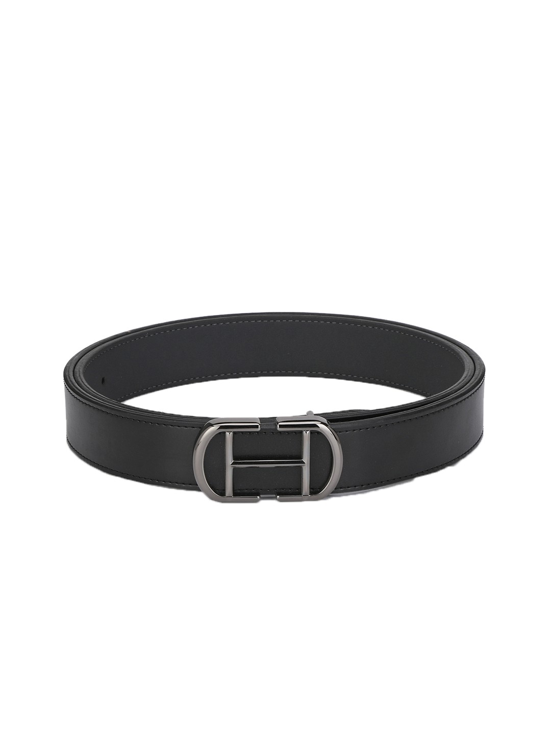 

Calvadoss Men Black Solid Belt