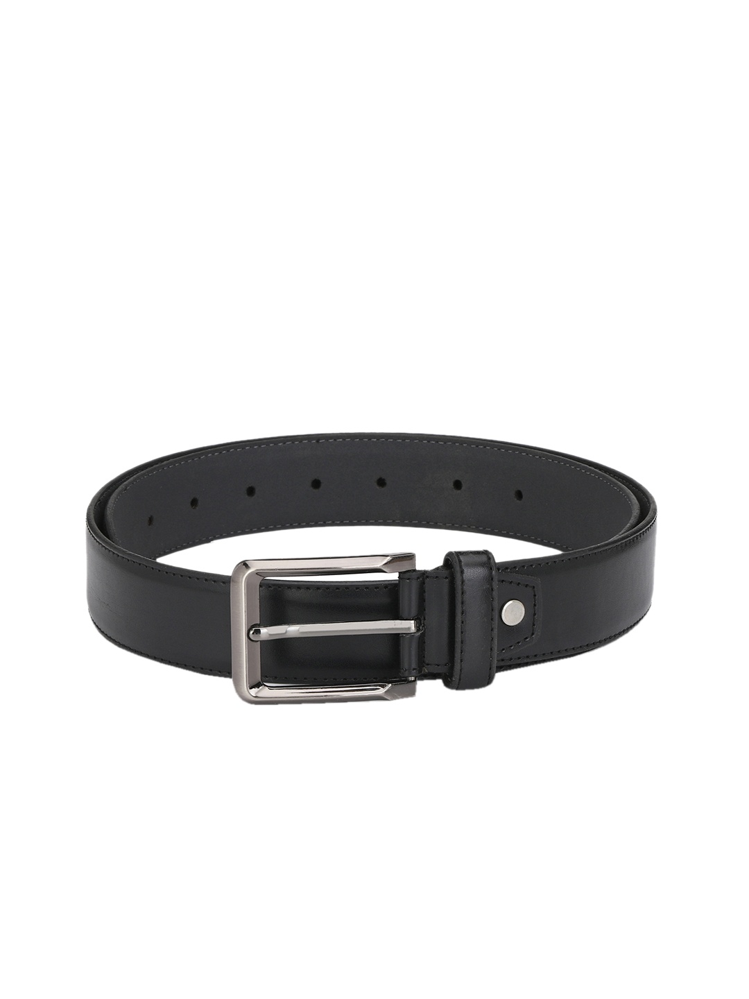 

Calvadoss Men Black Textured Belt