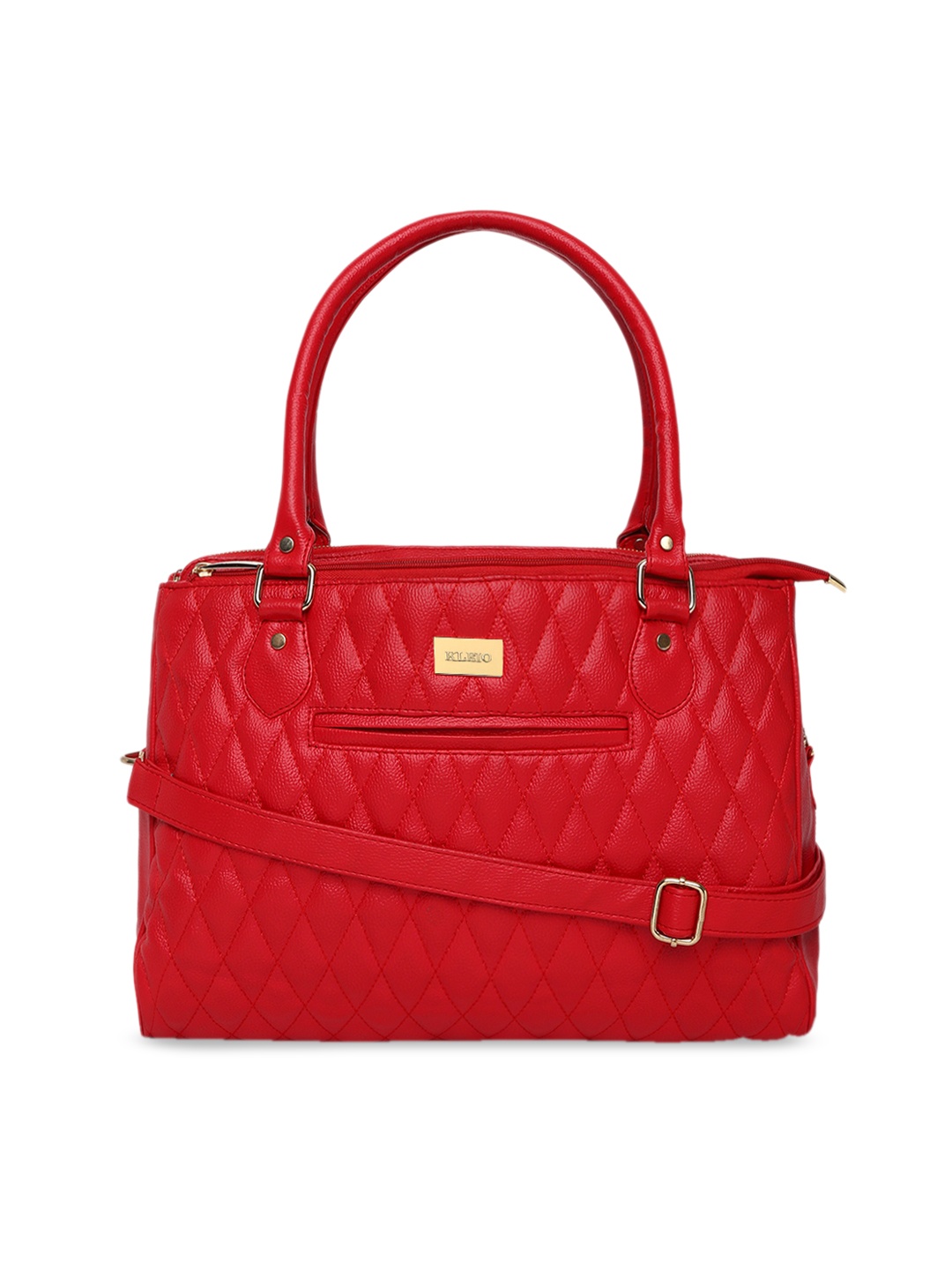 

KLEIO Quilted Mullti Utility Laptop Handbag, Red