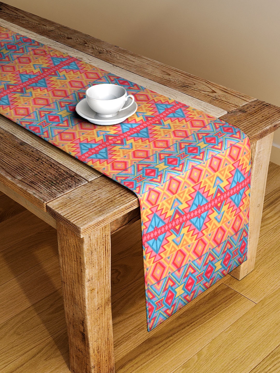 

Alina decor Multicoloured Digital Printed Table Runner, Multi