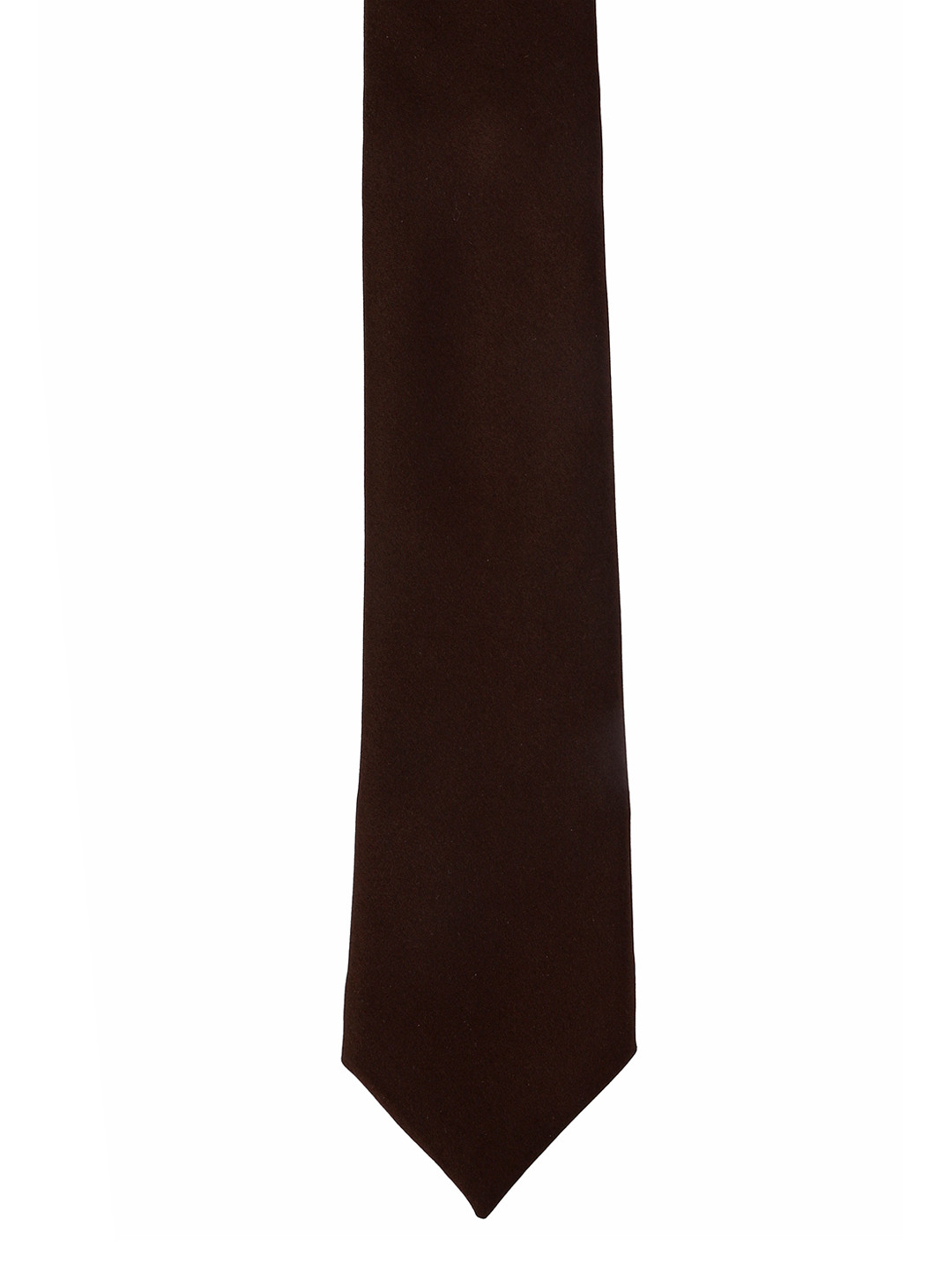 

Calvadoss Brown Solid Broad Tie