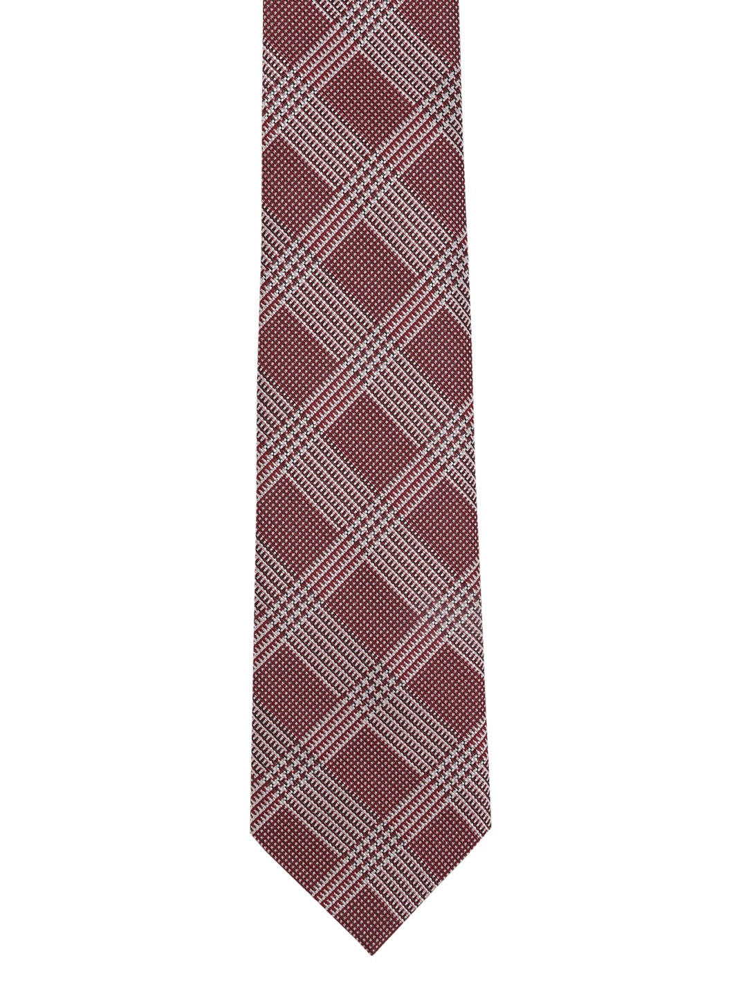 

Calvadoss Red Checked Broad Tie