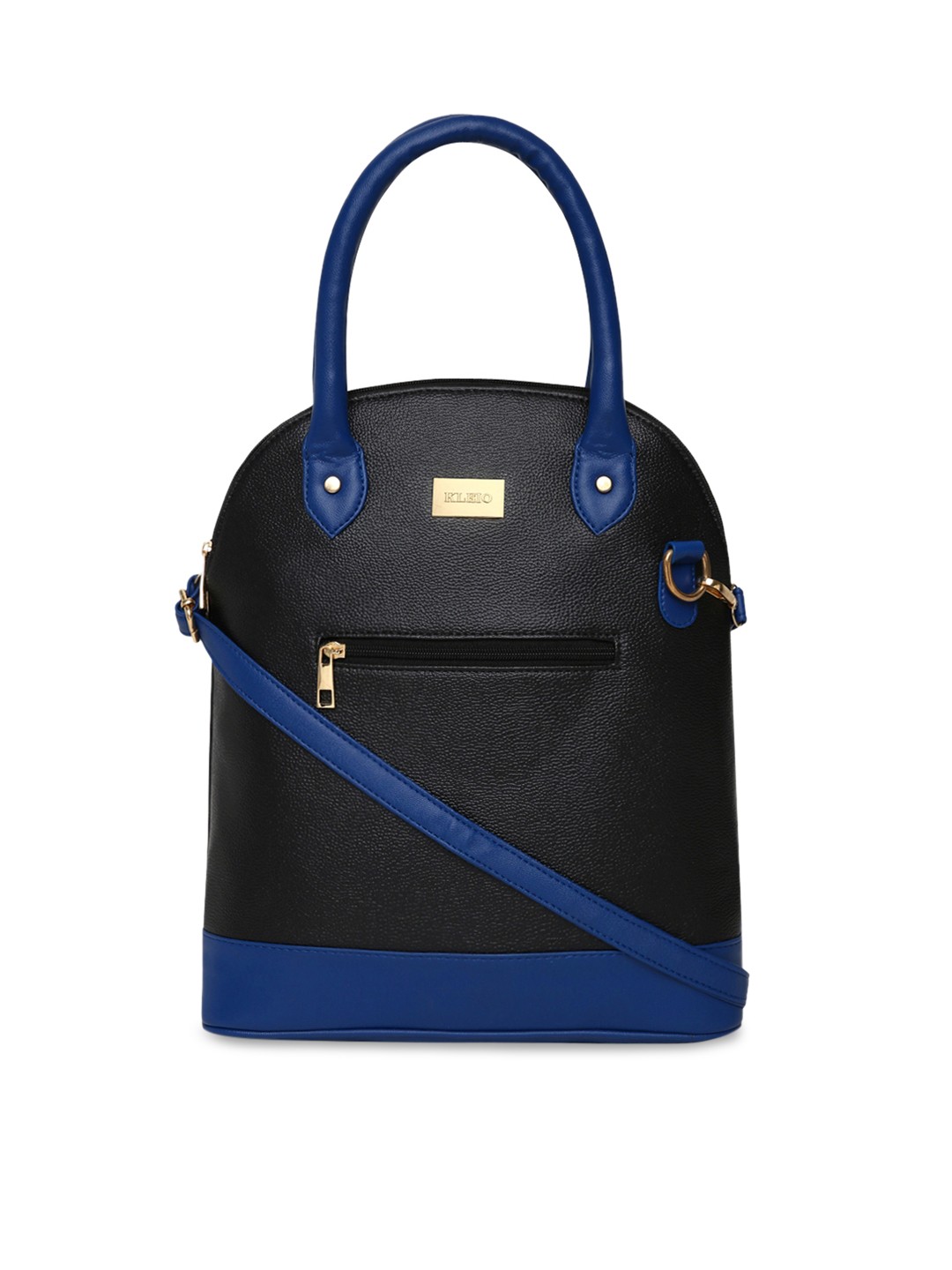 

KLEIO Structured Handheld Bag, Black