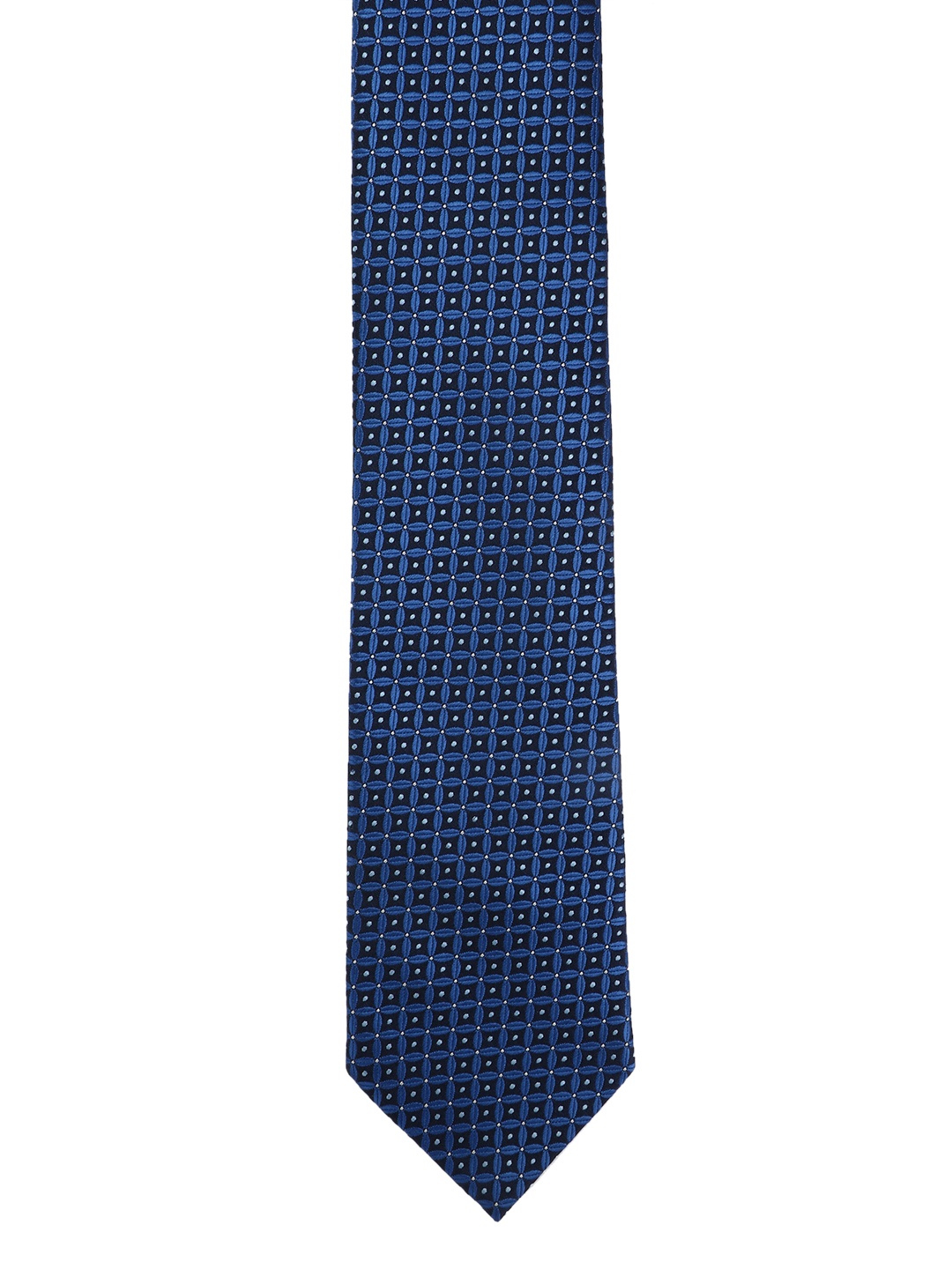 

Calvadoss Blue Woven Design Broad Tie