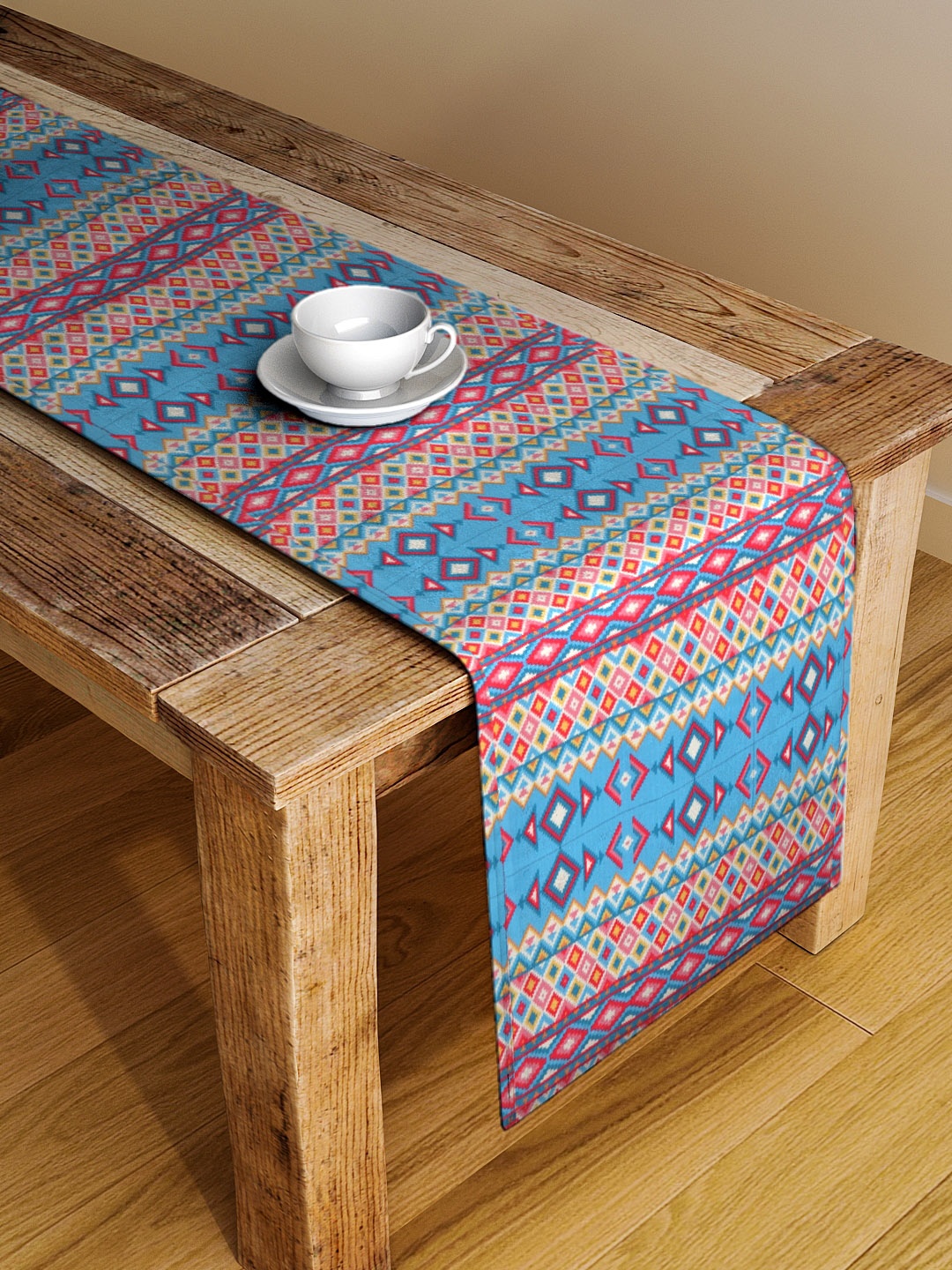 Alina decor Multicoloured Digitally Printed Table Runner, Multi