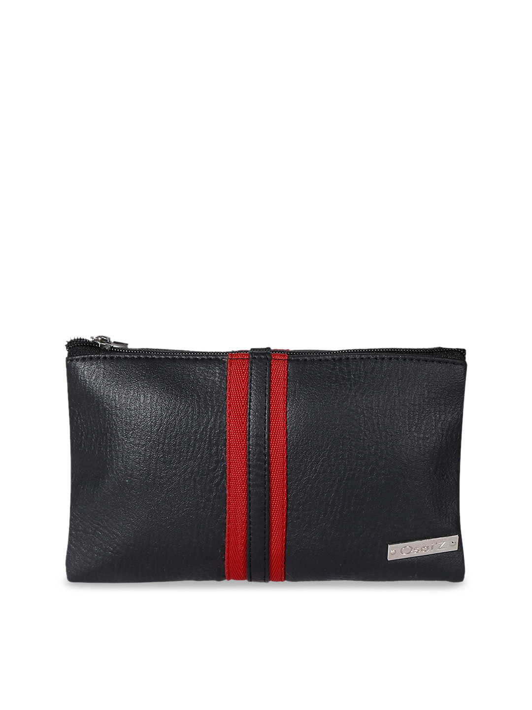 

OsaiZ Women Black Solid Clutch