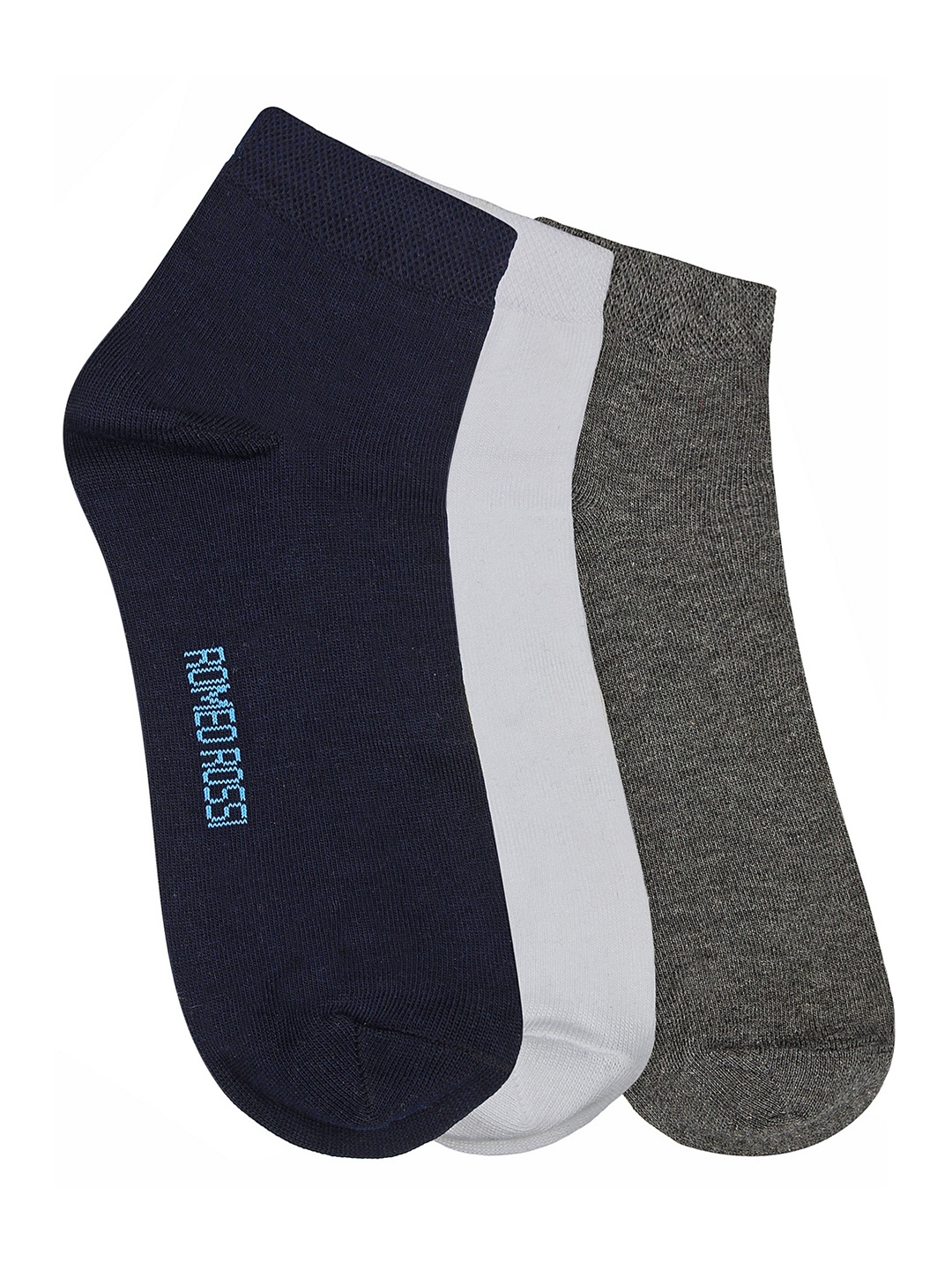 

ROMEO ROSSI Men Black Ankle-length Socks