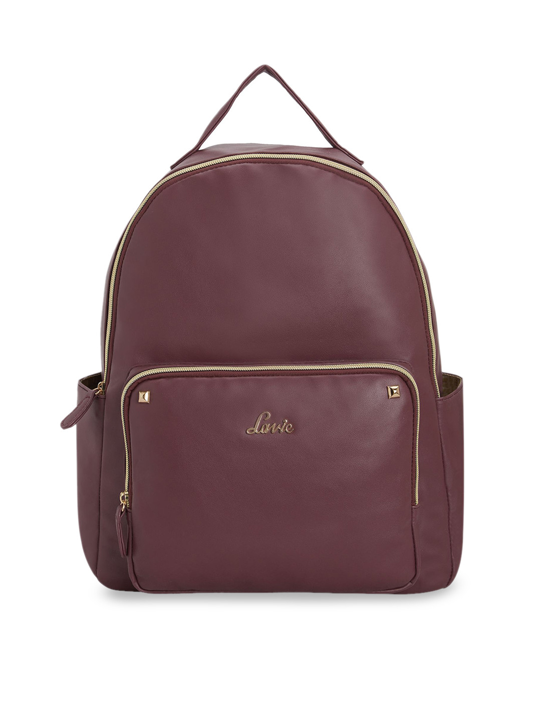 

Lavie Women Burgundy Solid Backpack