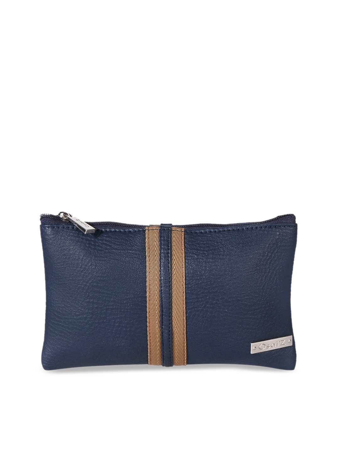 

OsaiZ Women Blue Solid Clutch