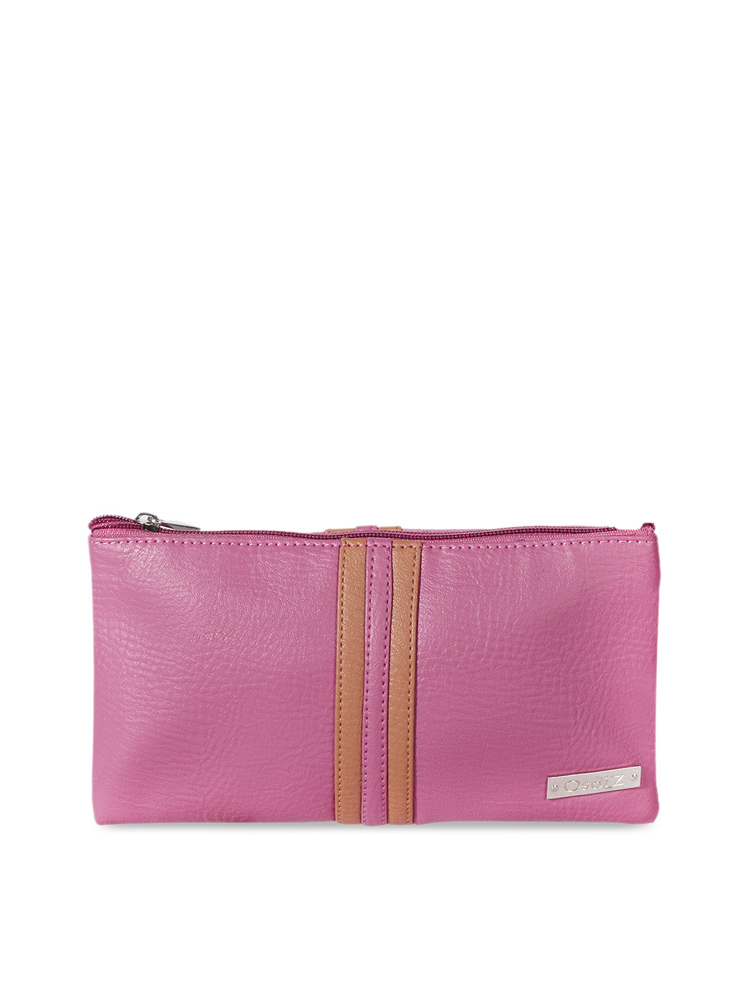 

OsaiZ Women Pink Solid Clutch