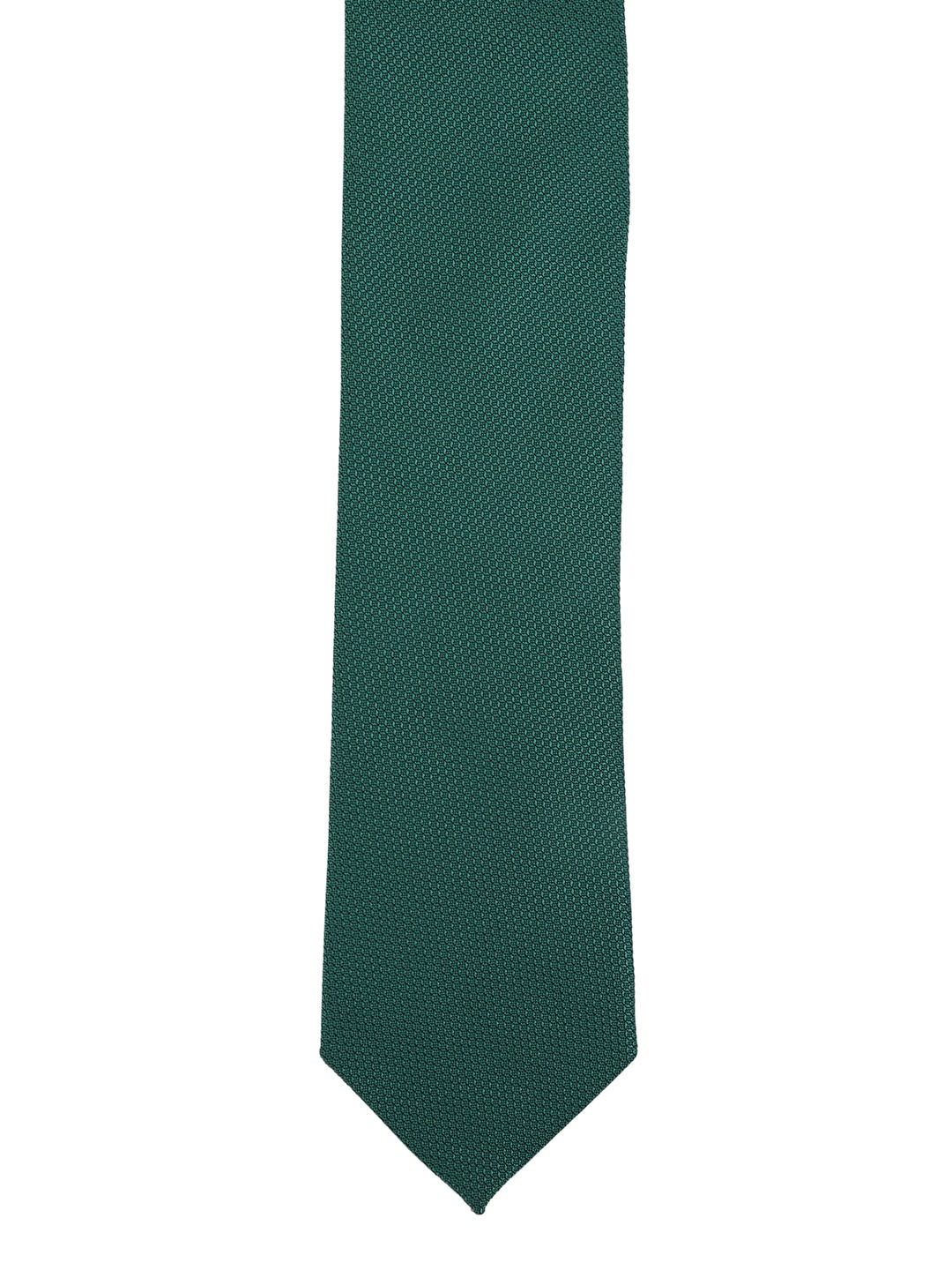 Calvadoss Green Solid Broad Tie