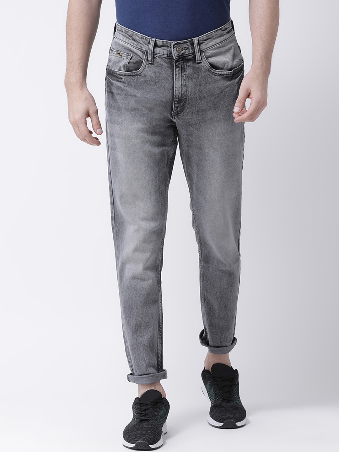

Club York Men Black Slim Fit Mid-Rise Clean Look Stretchable Jeans