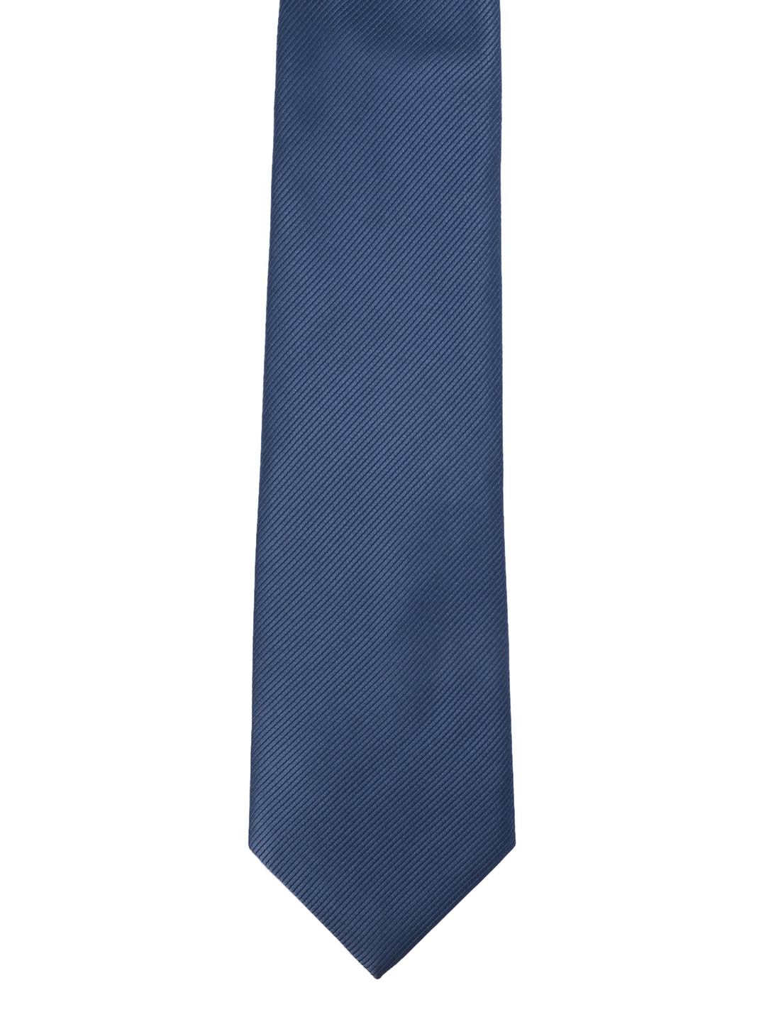 

Calvadoss Blue Solid Broad Tie