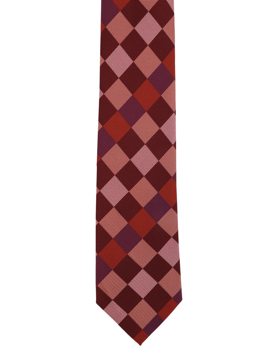 

Calvadoss Men Multicoloured Checked Broad Tie, Multi