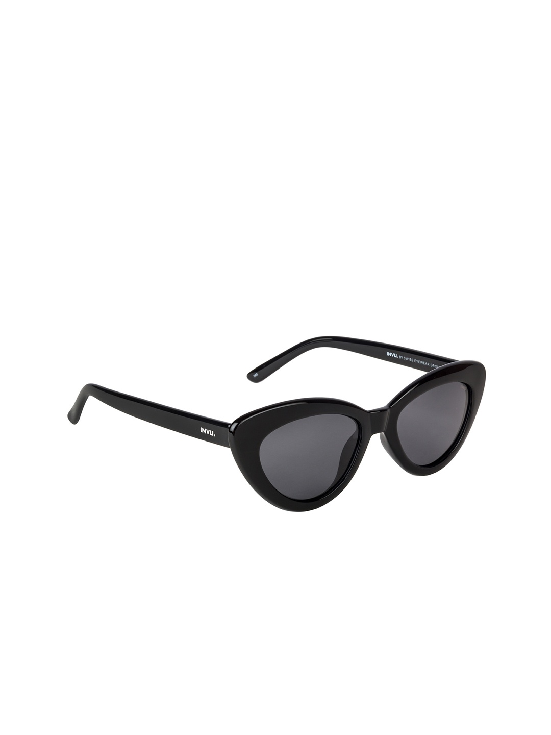 

INVU Women Grey Cateye Sunglasses T2910A