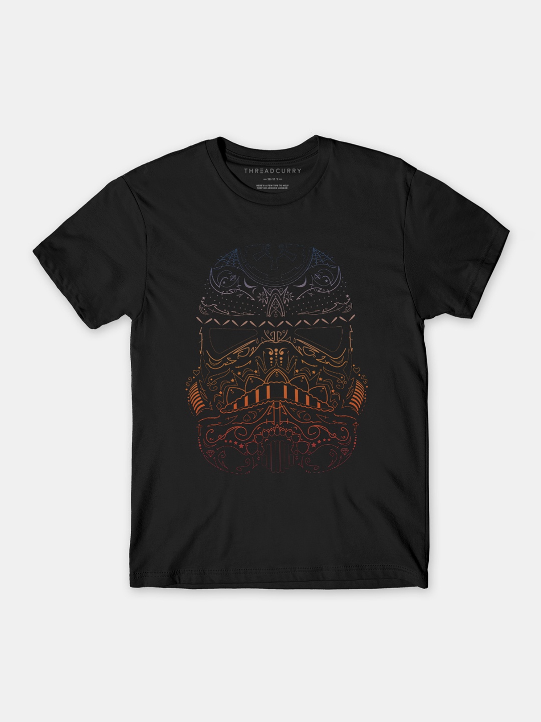 

THREADCURRY Boys Black Sci Fi Print Tshirt