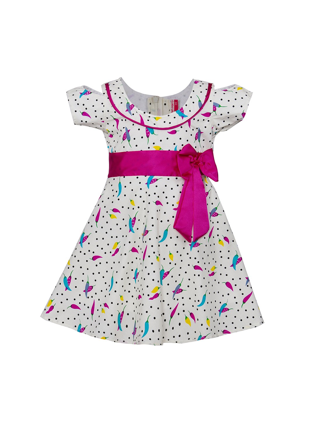 

Wish Karo Girls Off-White A-Line Dress
