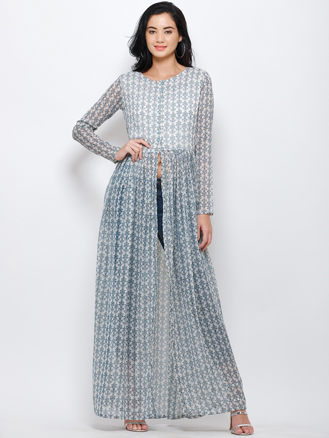 Cation Women White Printed Top