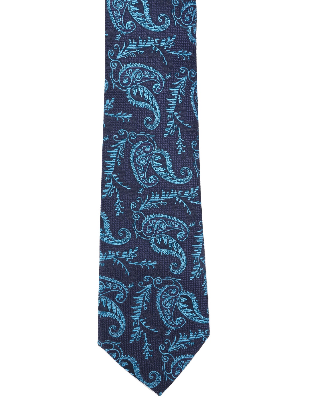 

Calvadoss Men Blue Woven Design Broad Tie