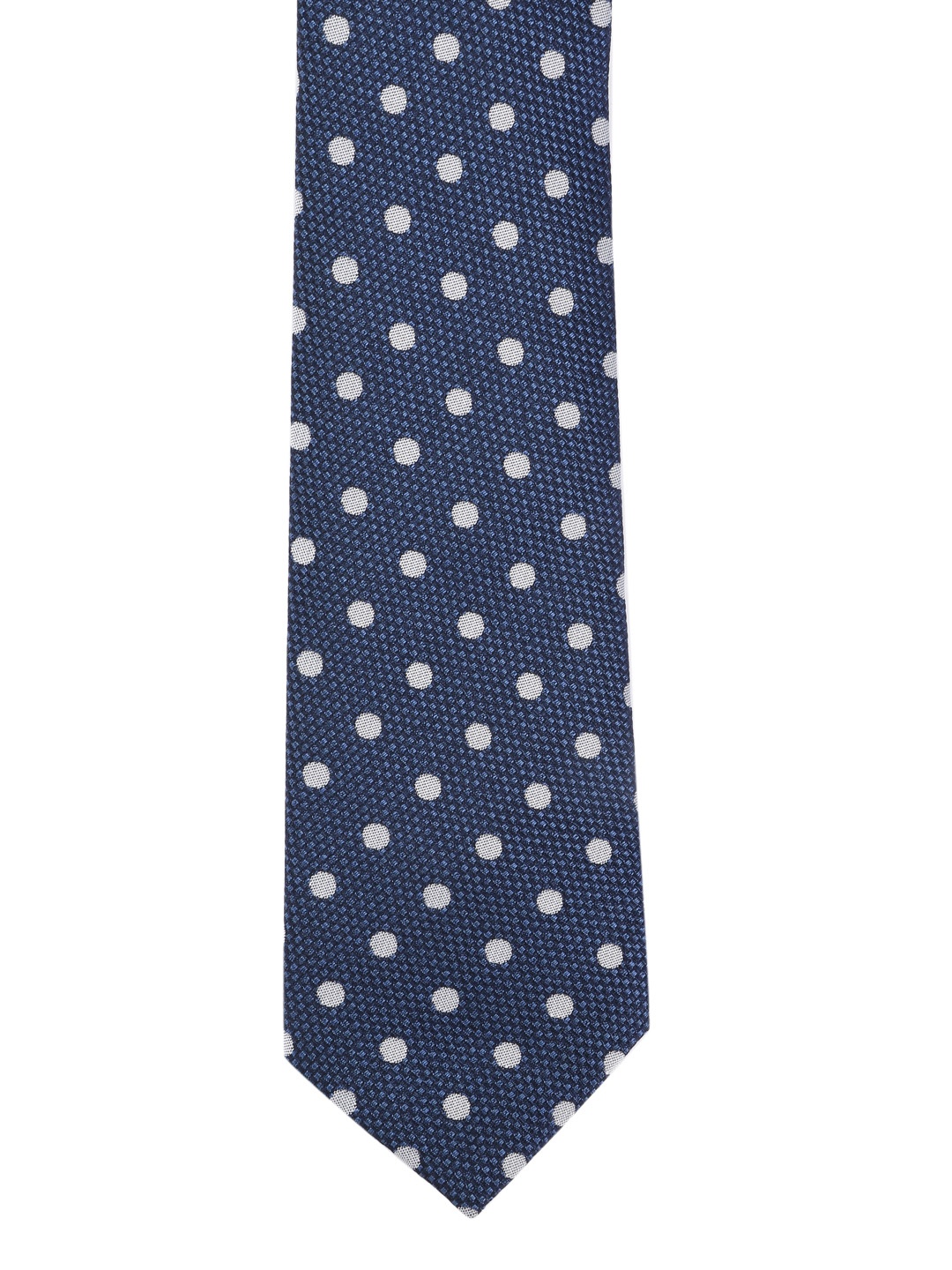 

Calvadoss Blue & Grey Printed Broad Tie