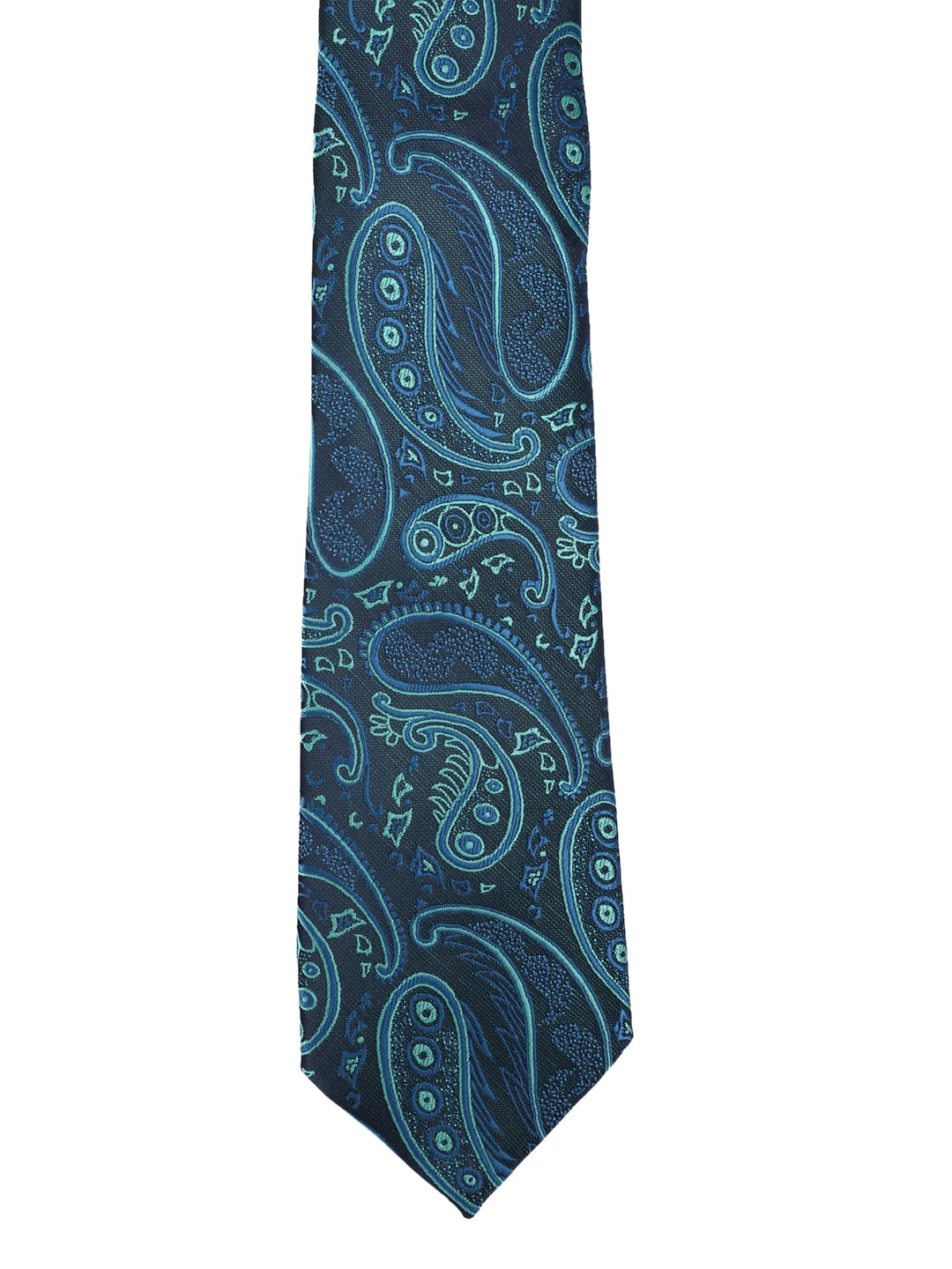 

Calvadoss Men Blue Woven Design Broad Tie