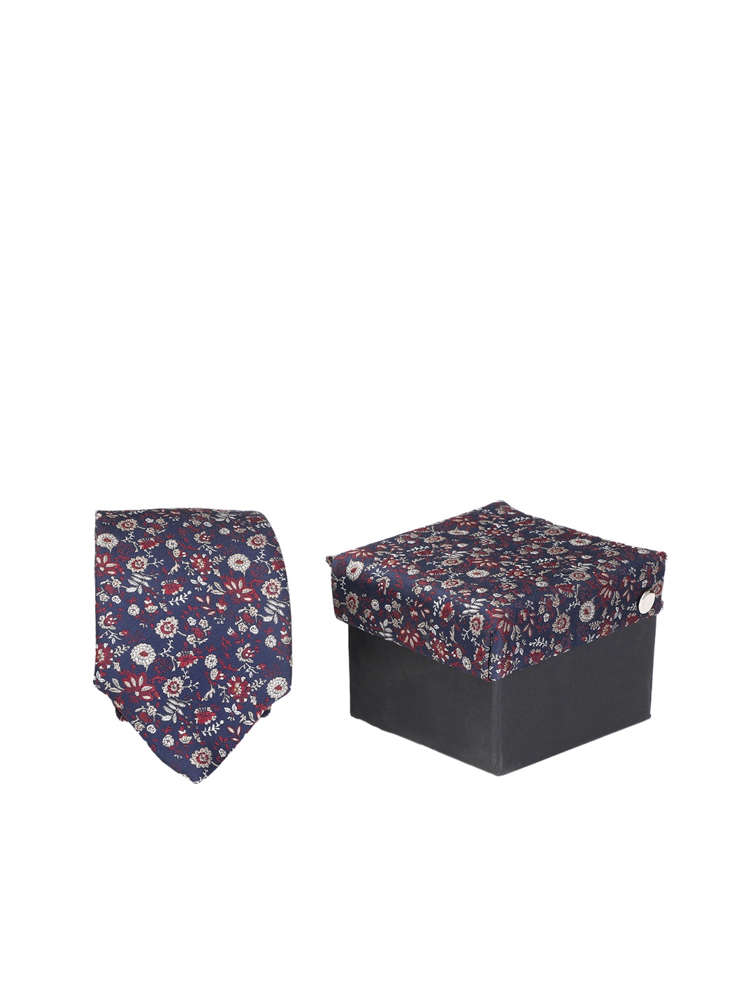 

Calvadoss Purple Woven Design Broad Tie