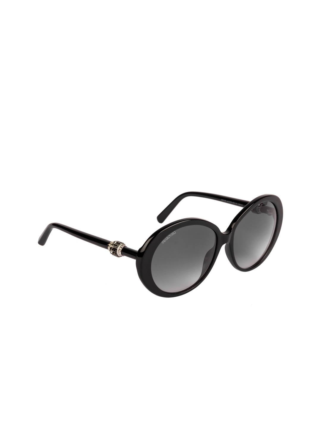 

SWAROVSKI Women Oval Sunglasses SK0130 60 01B, Grey