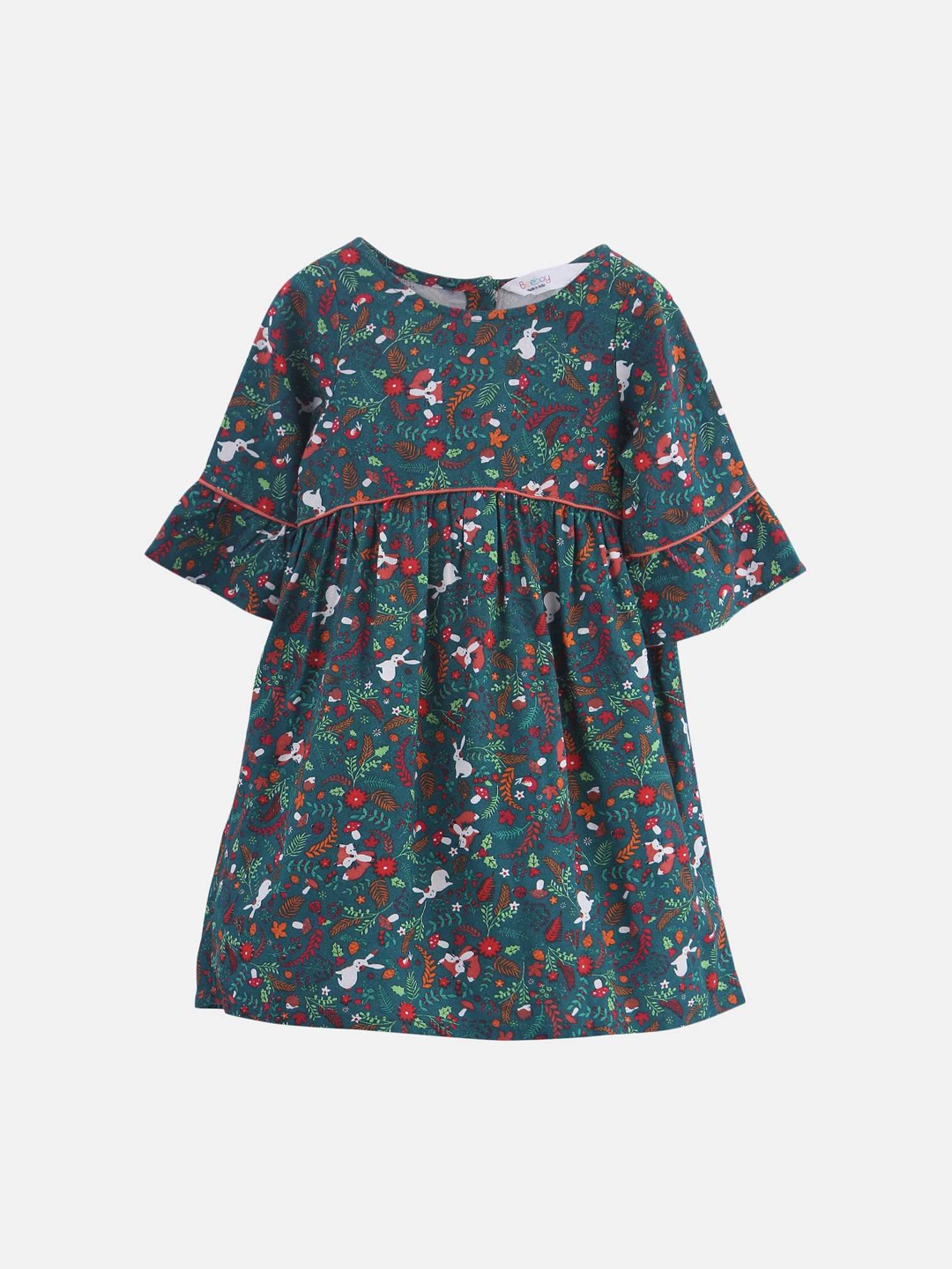 

Beebay Girls Green A-Line Dress